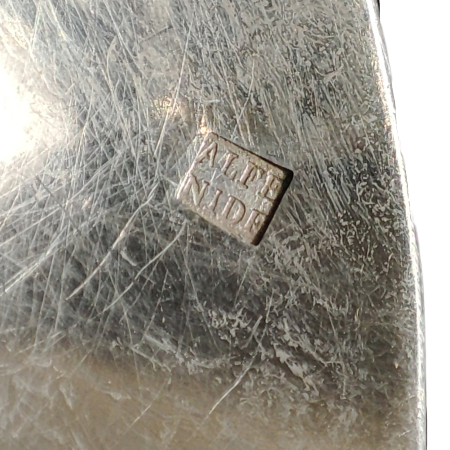 Ménagère ALFENIDE 8 personnes (poinçons) - Bon état - Photo 18