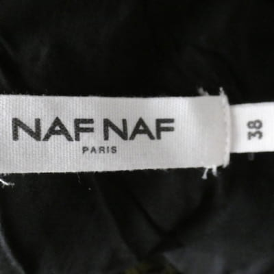 Robe noire et verte imprimée - Femme - NAF NAF - Taille 38 - Photo 4