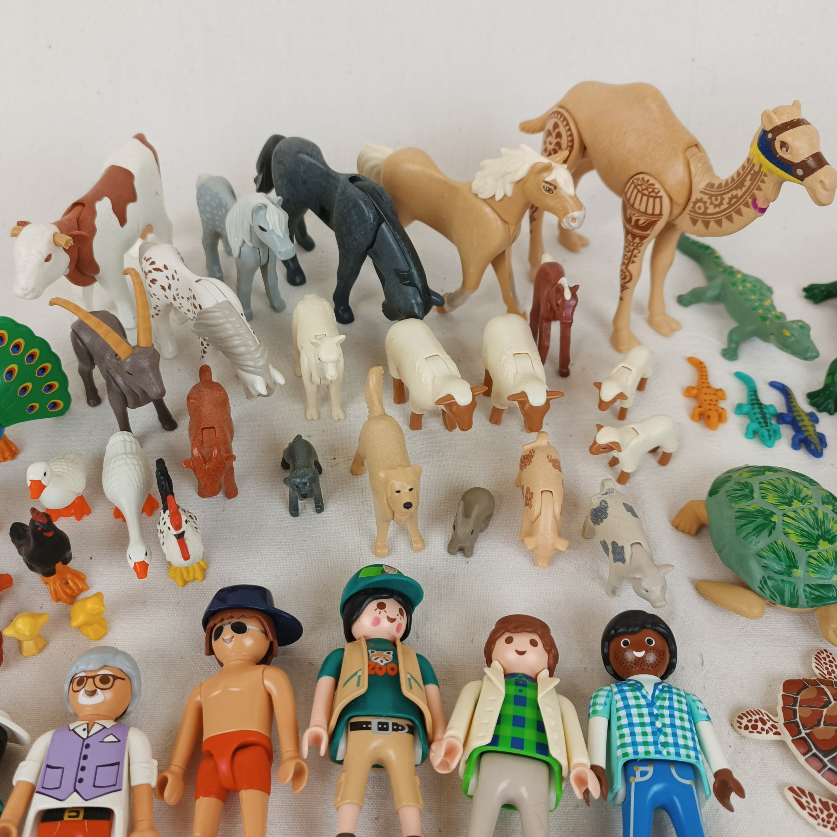 Ensemble Playmobil Zoo, Parc animalier et autres extensions : 175 animaux, 24 personnages Bon état - Vue 37 - 