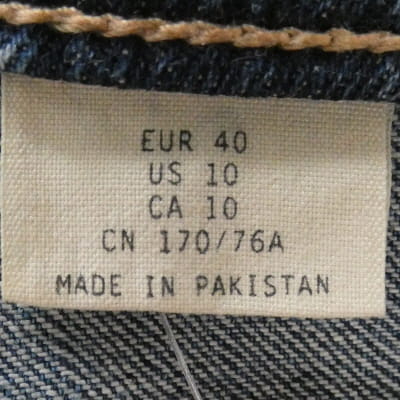 Short bleu en jeans délavé - Femme - H&M - Taille 40 - Photo 5