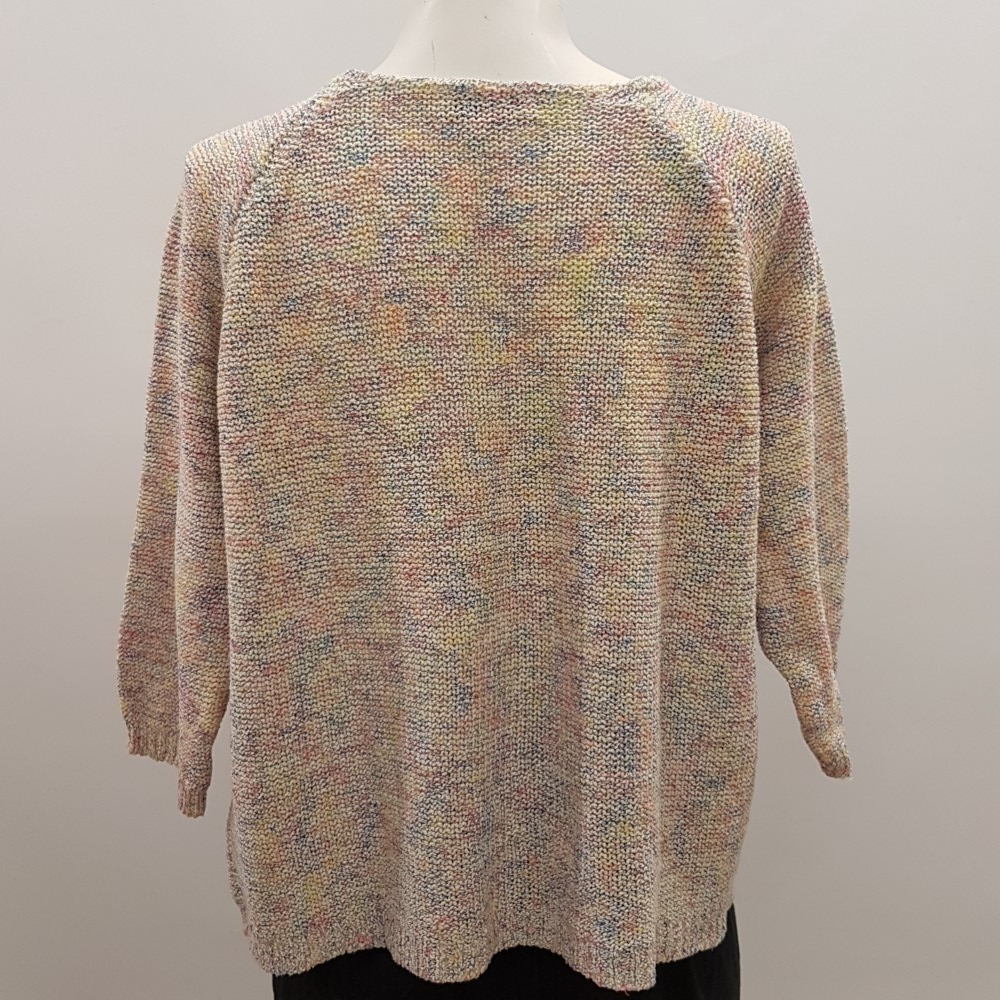 Pull en maille multicolore - ZARA - taille M - Photo 2