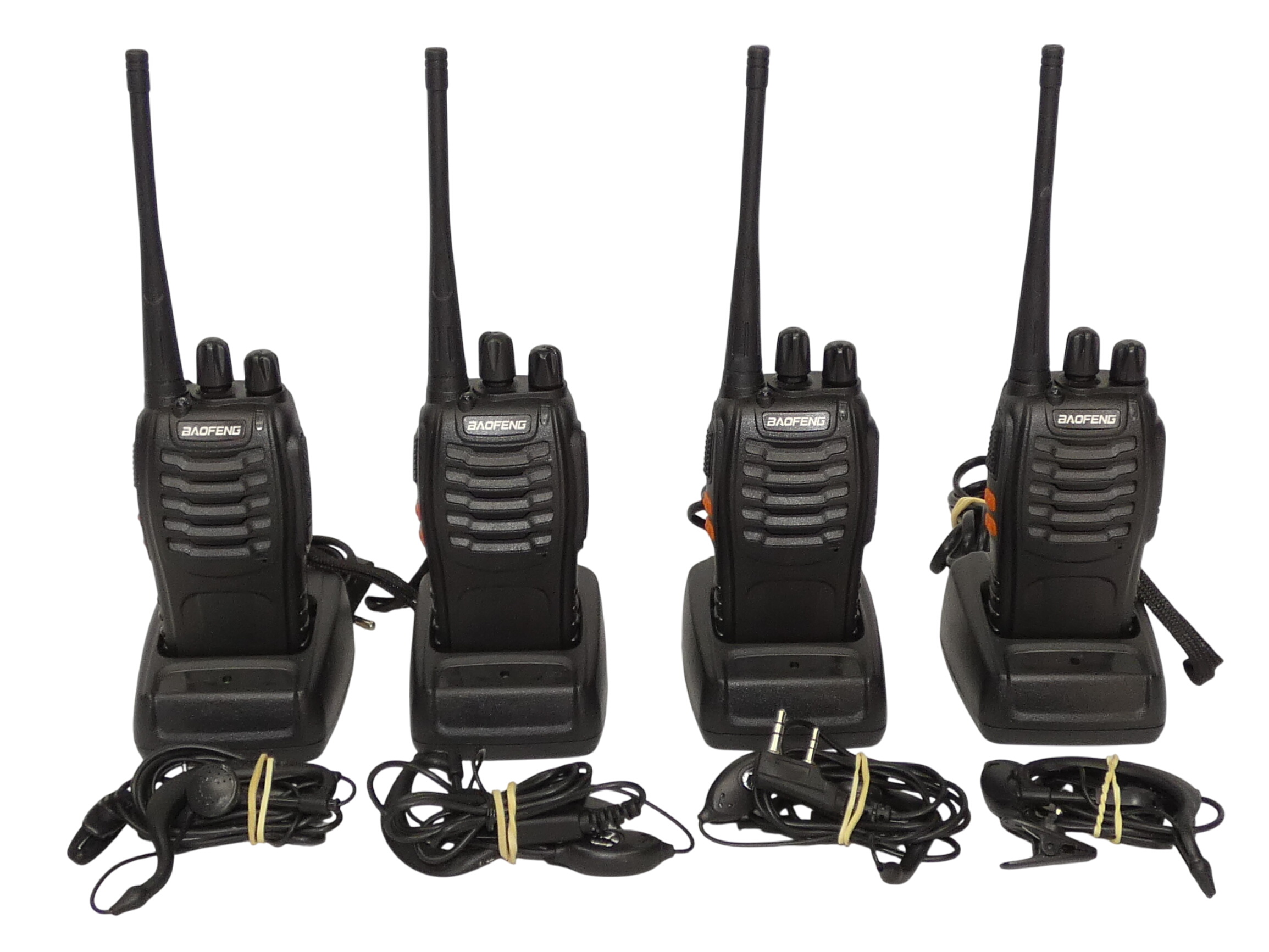 Lot de 4 talkies-walkies professionnels de marque BAOFENG Model bf-888s - Photo 0