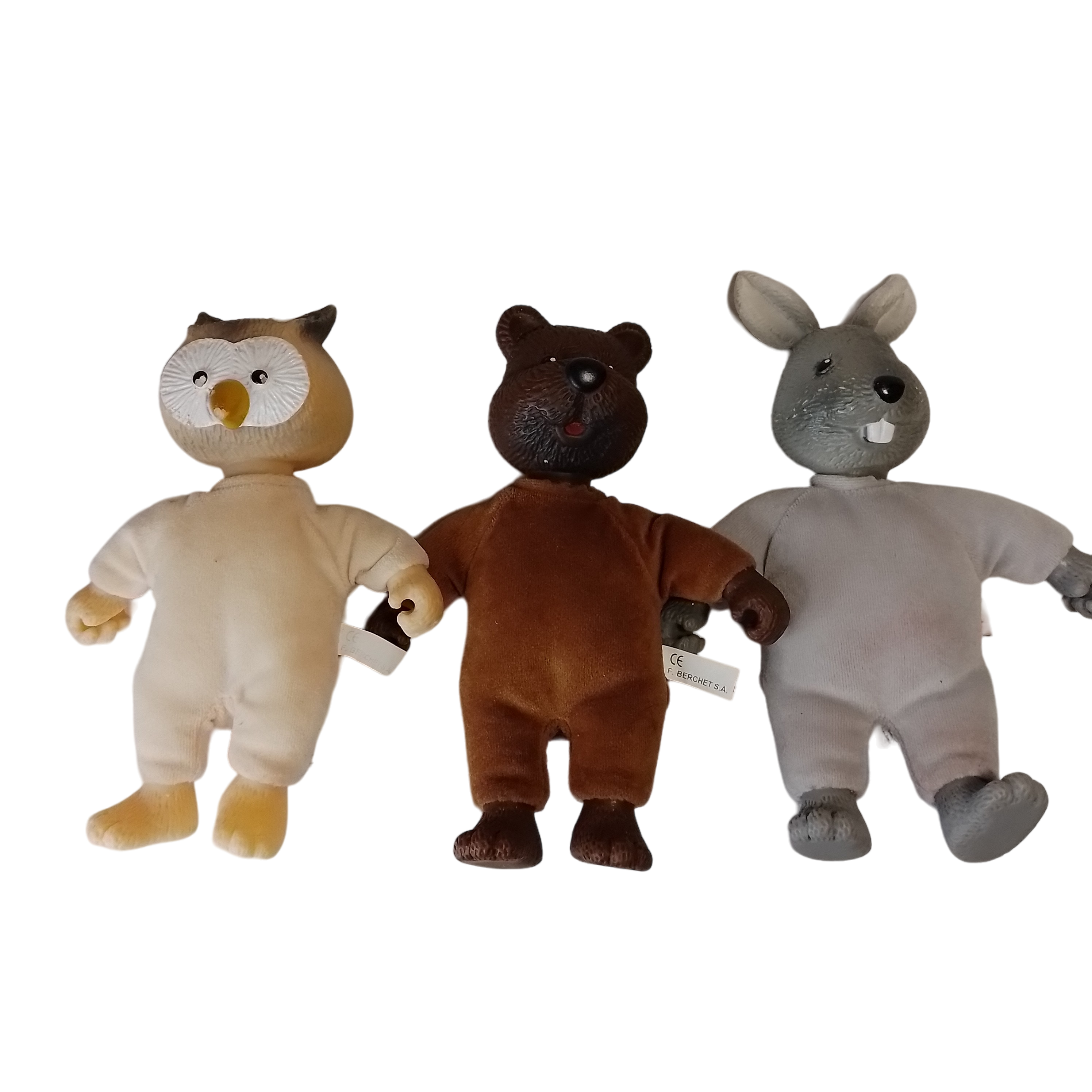 les copains de la forêt BERCHET 5 figurines - Bon état sur Label Emmaüs
