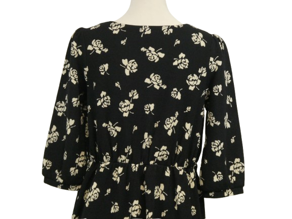 Pattern robe blouson coupe A-line à motif fleuri - Taille S - Photo 6