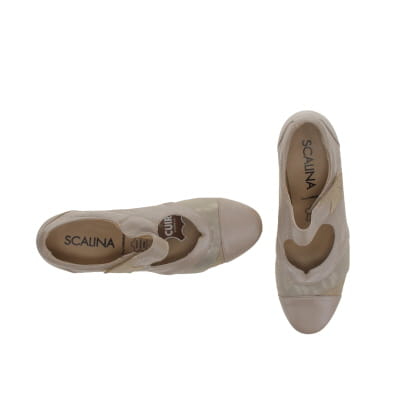 Chaussures beiges à talons 6 cm - Femme - Scalina - Pointure 37 - Photo 1
