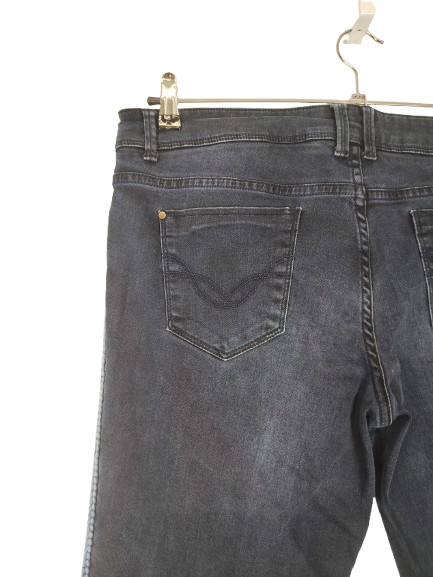 NAF NAF pantalon jeans y2k coupe droite pour femmes - Taille 42/XL - Photo 2