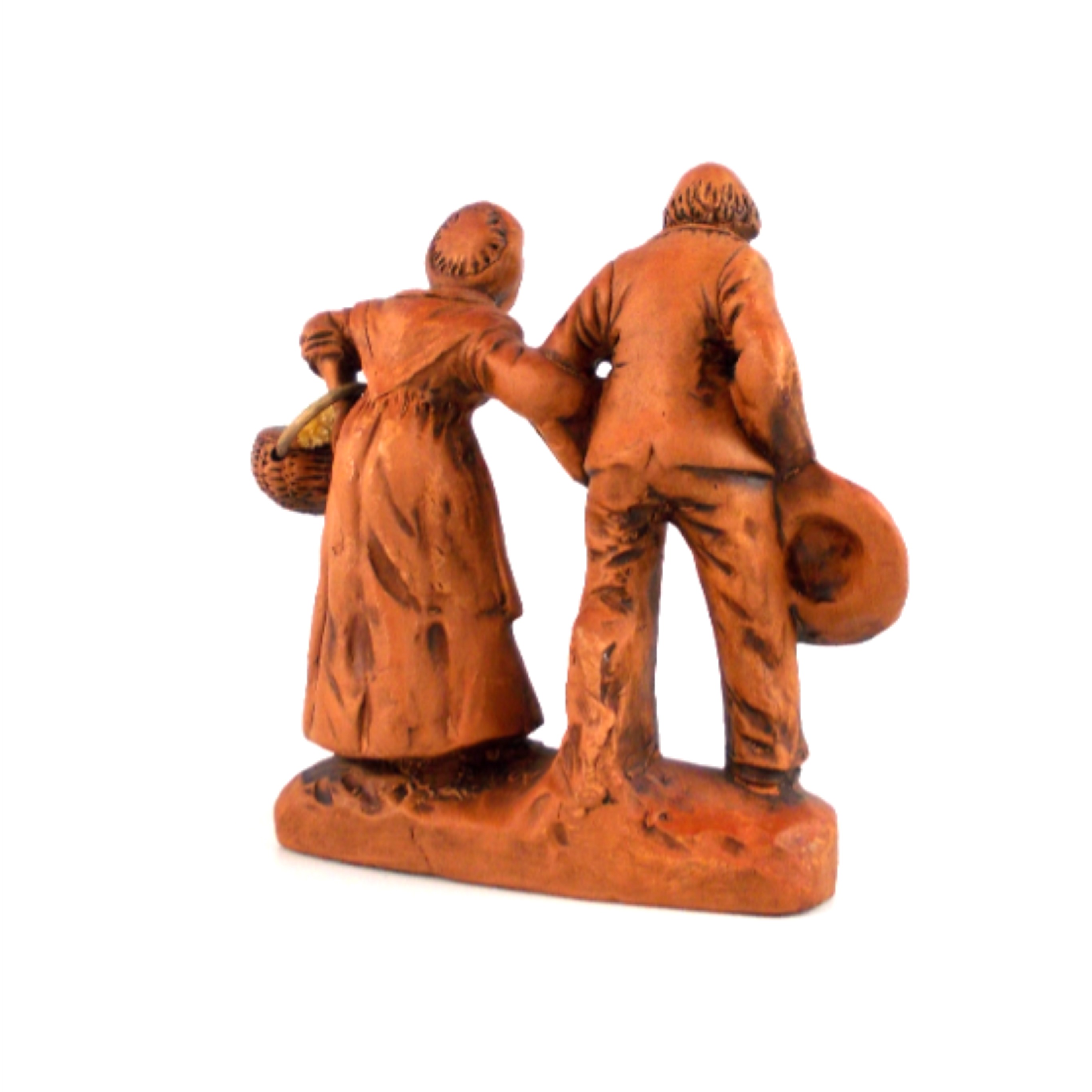 Statuette couple santon Francis Lascour - Photo 2