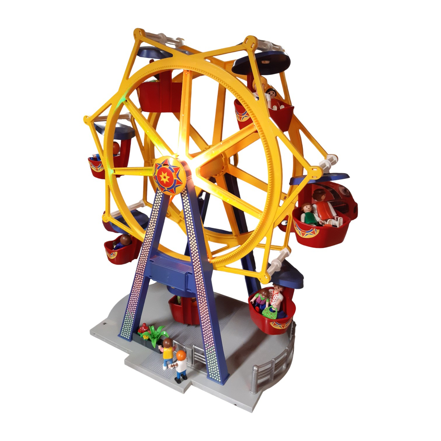 Grande roue Playmobil 5552 fête foraine avec personnages et accessoires Très bon état - Vue 2 - 