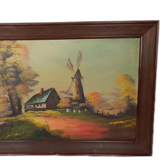 Tableau Estimation Peinture A L'huile Signe Lucas France - État correct - Photo 5