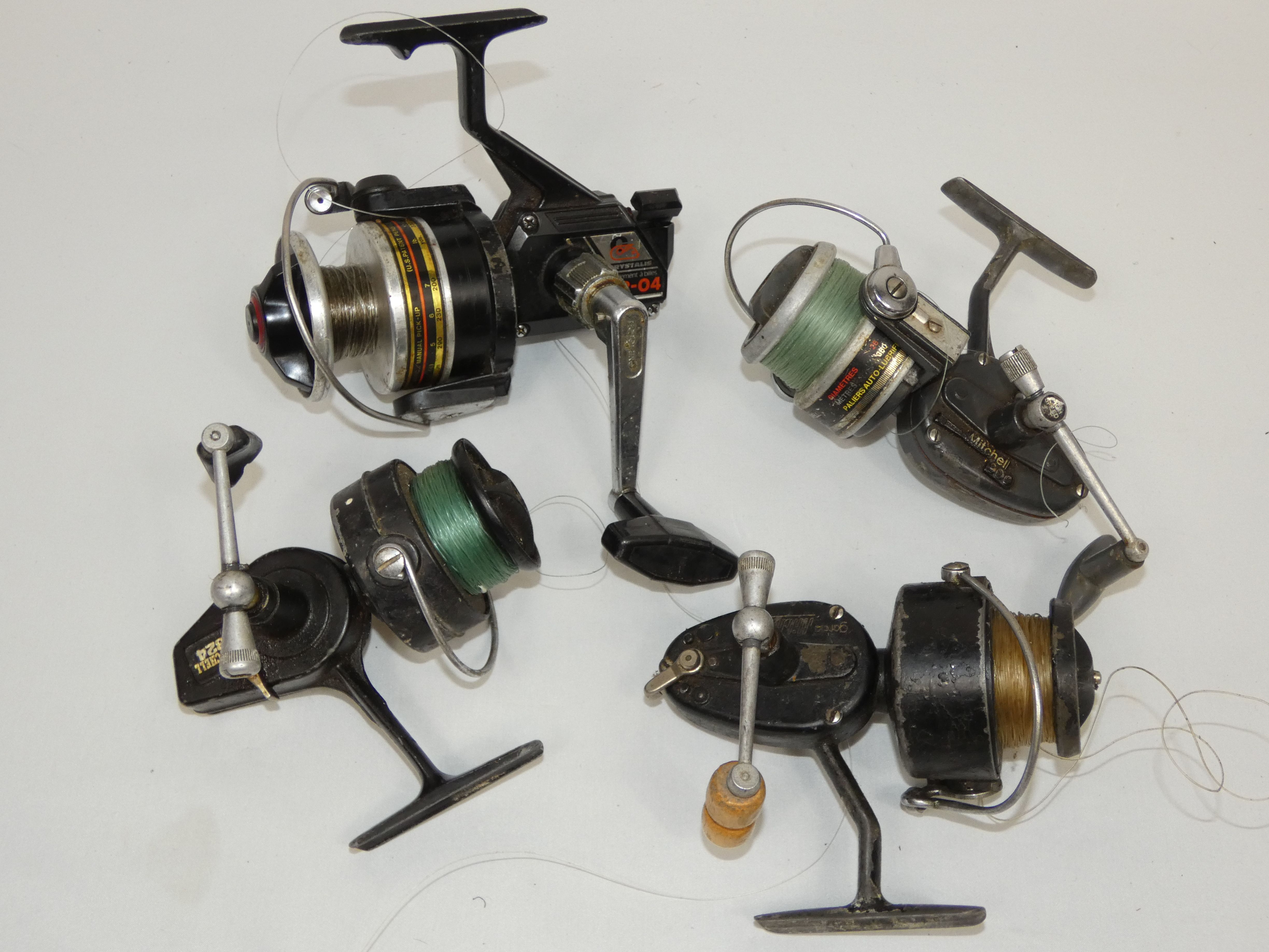 Lot De 8 Moulinets De Pêche Anciens Et Vintage – Occasion