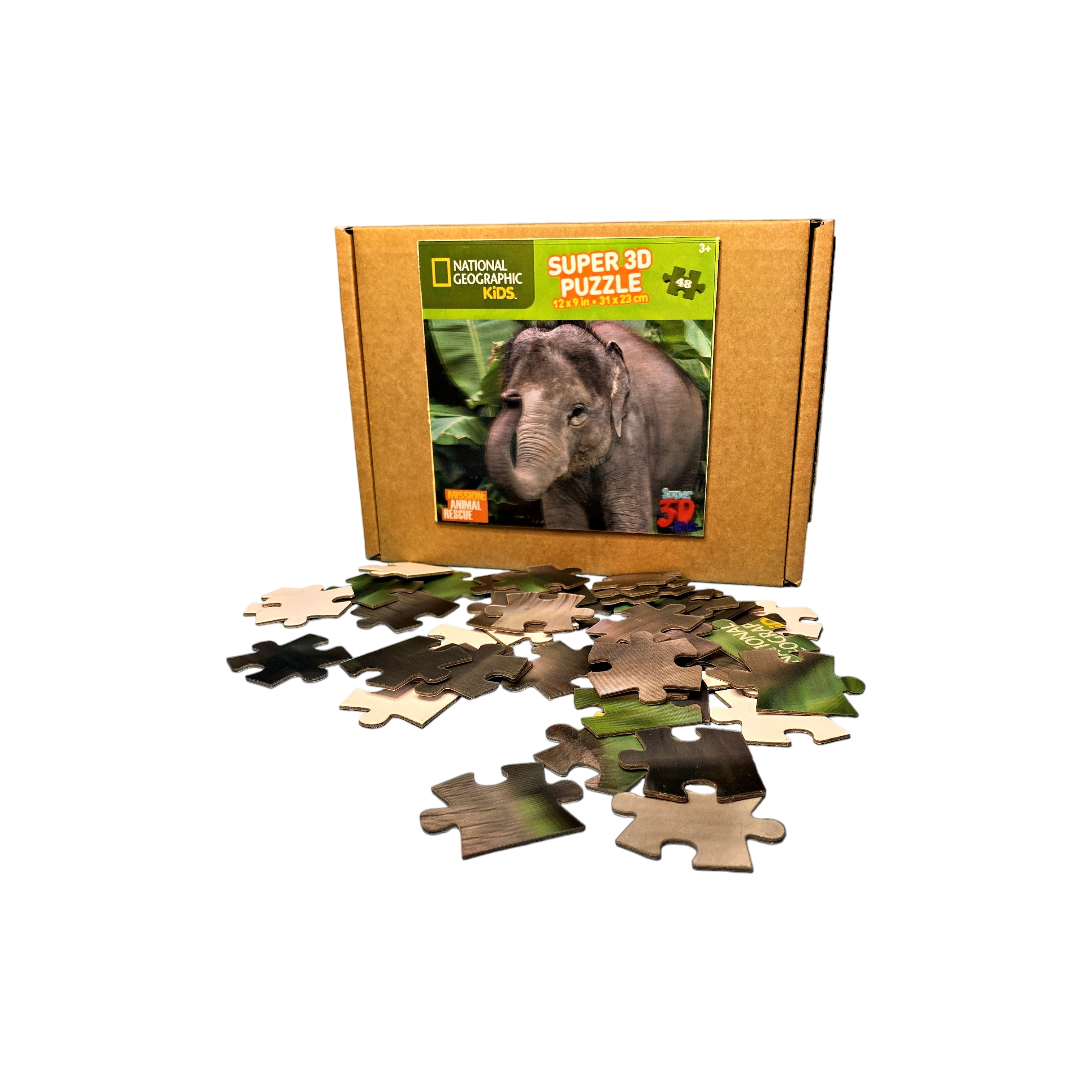 Acheter Puzzle 3D - Mission rescued - Eléphant - 48 pièces - 13,90 € Puzzle 3D - Mission rescued - Eléphant - 48 pièces - reconditionné disponible sur Label Emmaüs