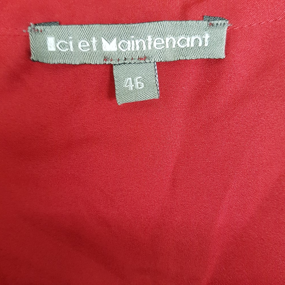 Chemise rouge foncé - ICI ET MAINTENANT - Taille 46 - Photo 6