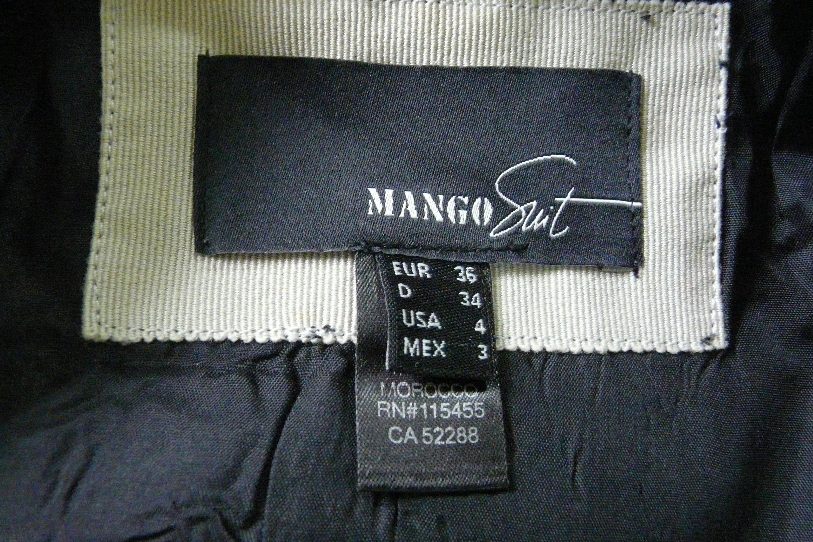 HF392 - Veste blazer - Mango Suit - Taille 36 Très bon état - Vue 6 - 