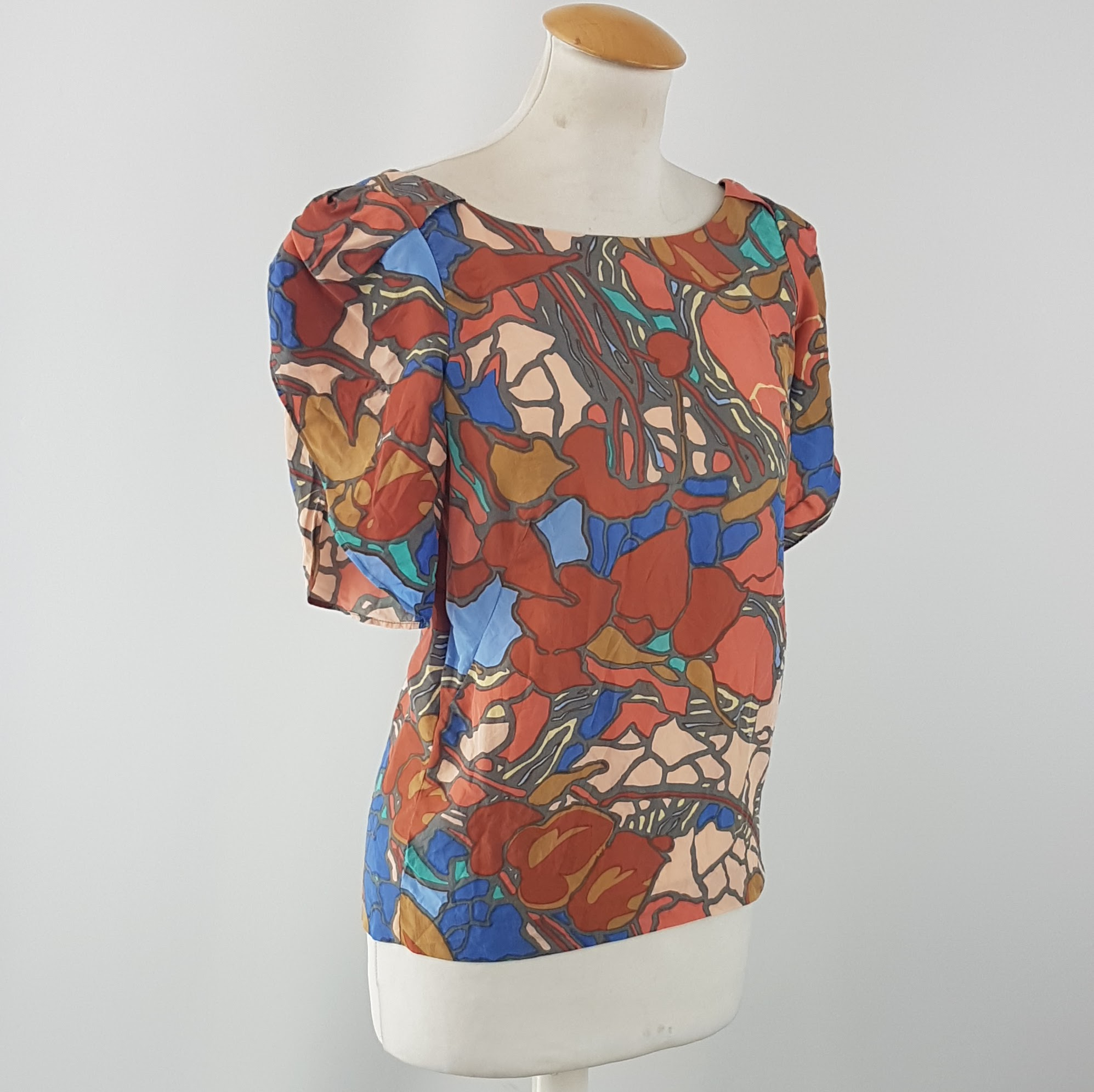 T-shirt en soie - Comptoir des cotonniers - 34 - Photo 2