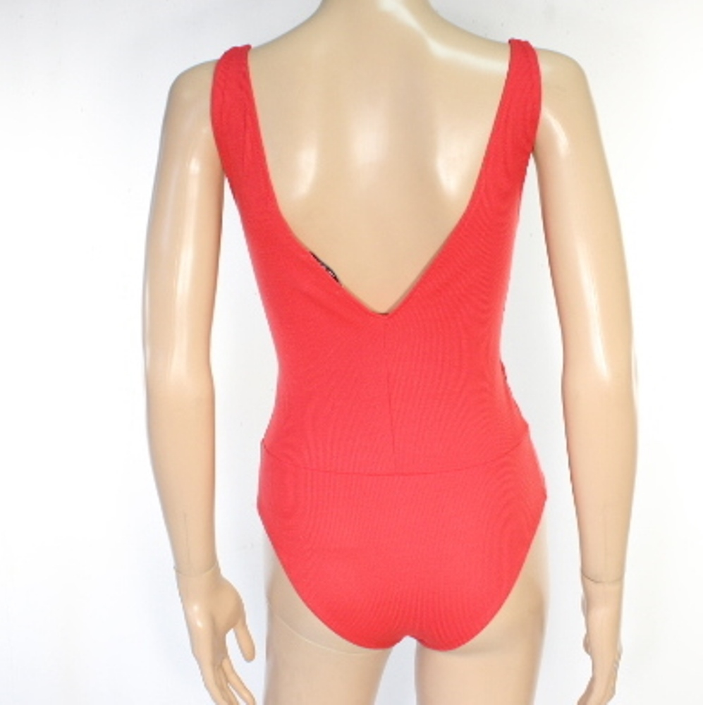 Body Femme Rouge ZARA TRAFALUC Taille S - Photo 2