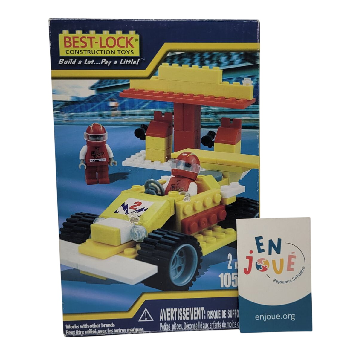Jeu de construction - Best-Lock 105 pièces - Construction Toys - À partir de 5 ans.  -  reconditionné disponible sur Label Emmaüs