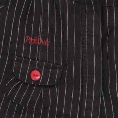 Veste grise à rayures - Fille - PICK OUIC - Taille 6 Mois - Photo 2