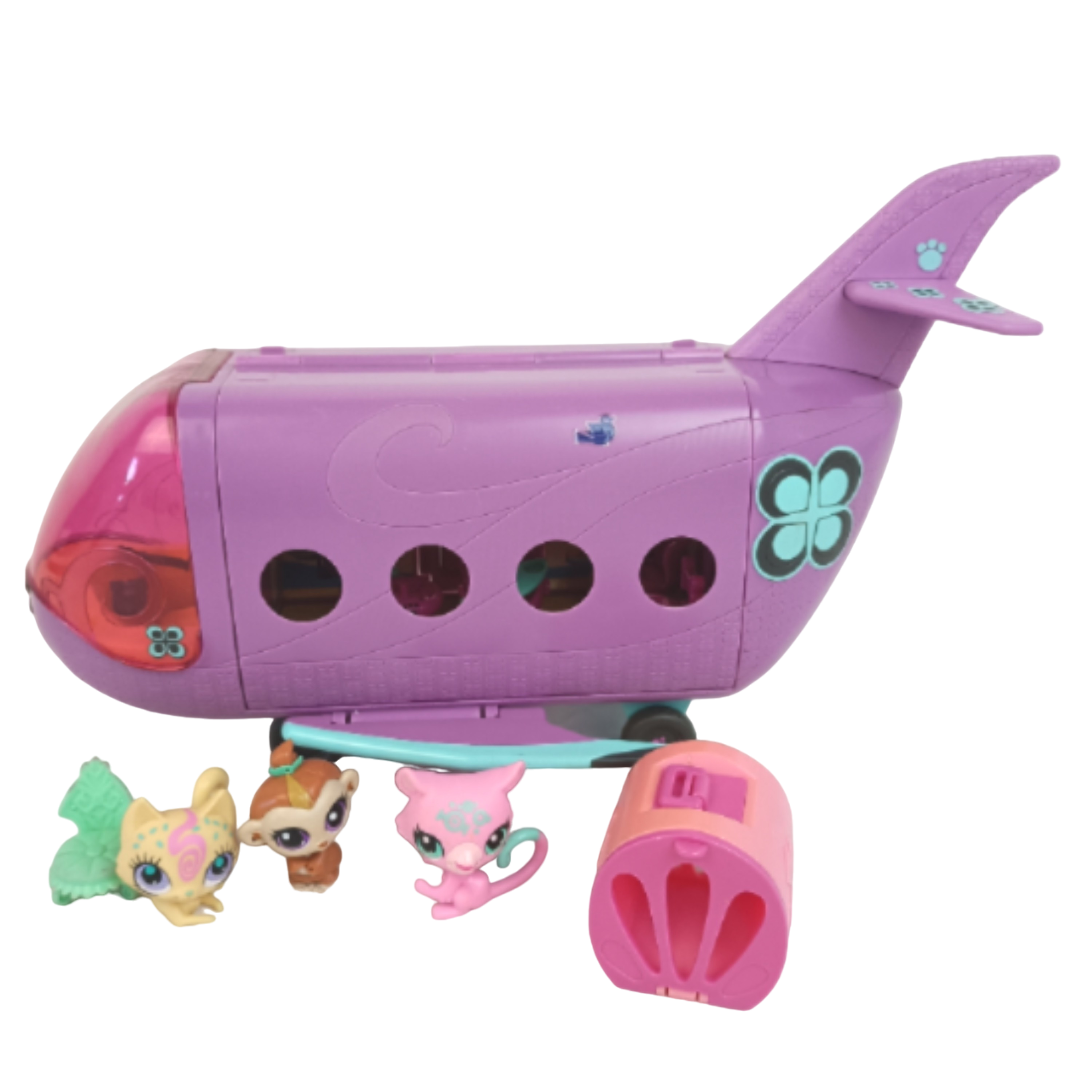 Avion Littlest Pet Shop + figurines - Bon état sur Label Emmaüs