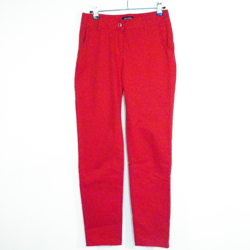 Pantalon Femme Rouge SAINT JAMES T 36. Bon état -  reconditionné disponible sur Label Emmaüs