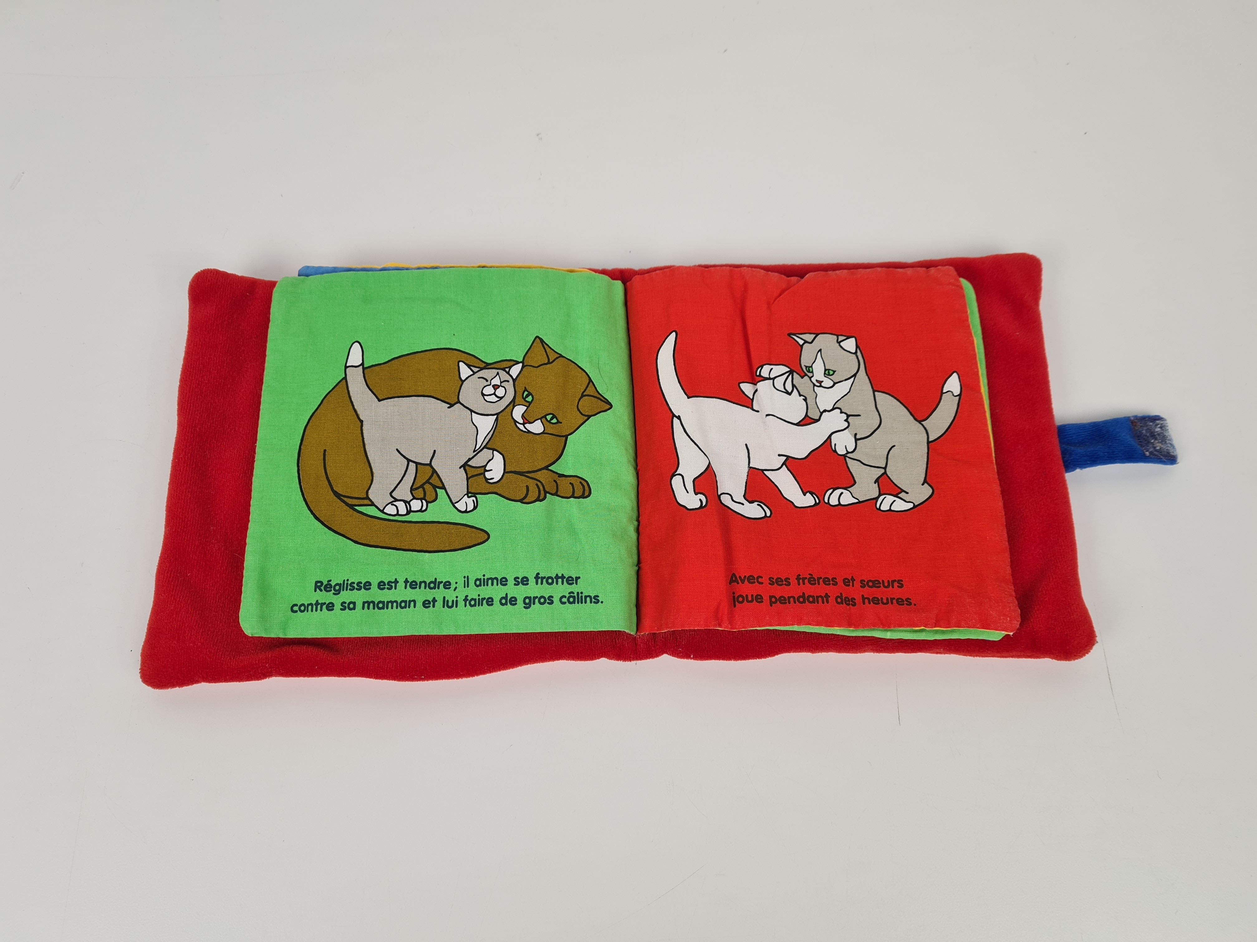 Jeu d'éveil - Livre en tissu - Mon chaton - Quatre Fleuves - 0/3 ans - Photo 1