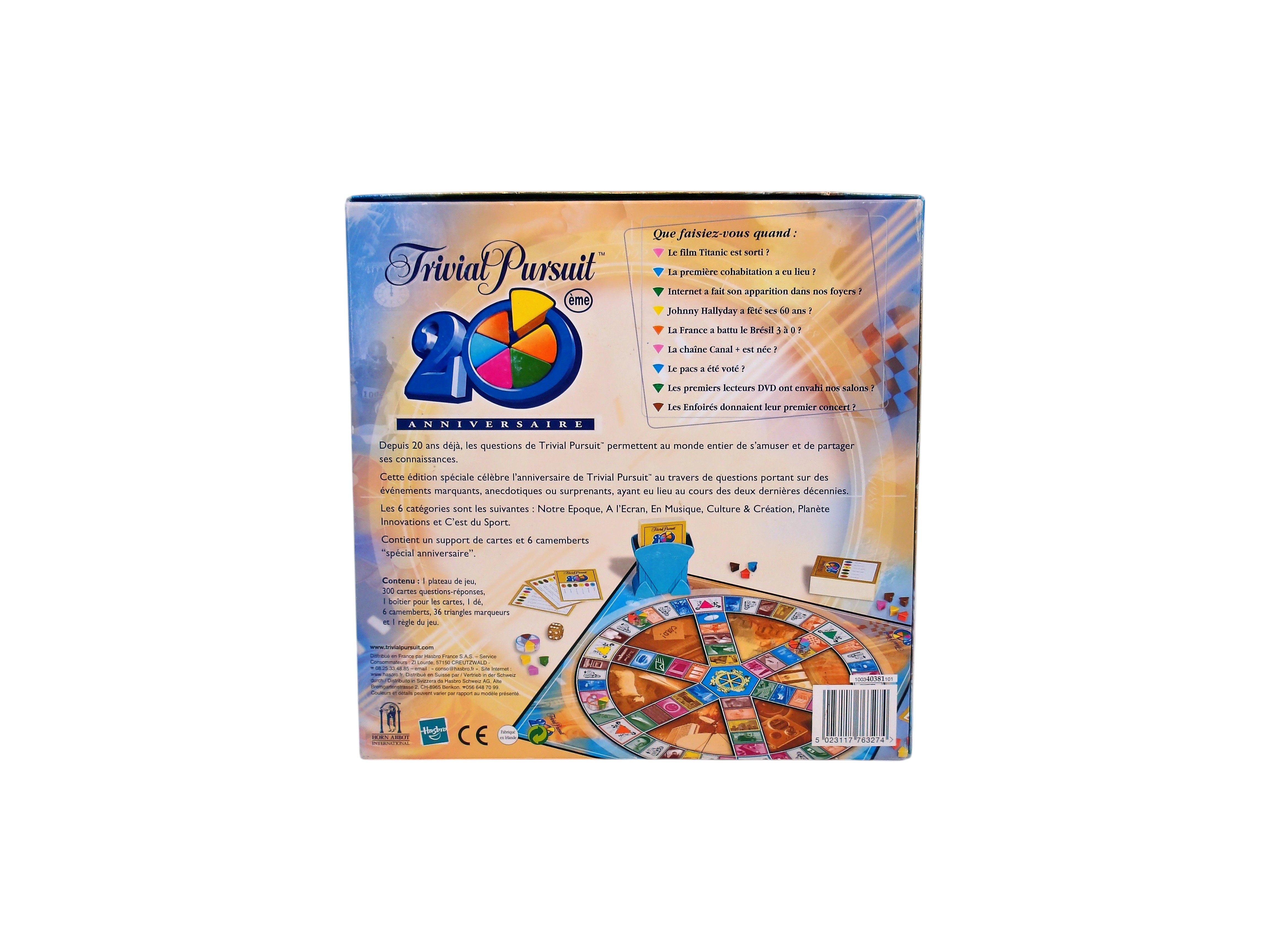 Trivial Pursuit - 20ème anniversaire -- Édition 2004 Comme neuf - Vue 2 - 