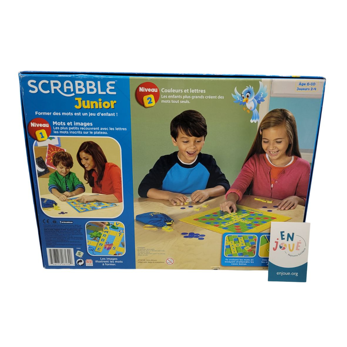 Jeu de société - Scrabbles Junior - Matel - À partir de 6 ans. Bon état - Vue 3 - 