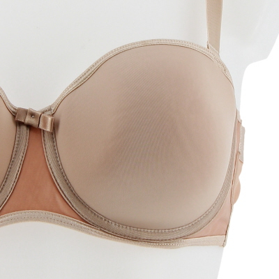 Soutien gorge beige uni avec armatures - femme - Damart - taille 100B - Photo 3