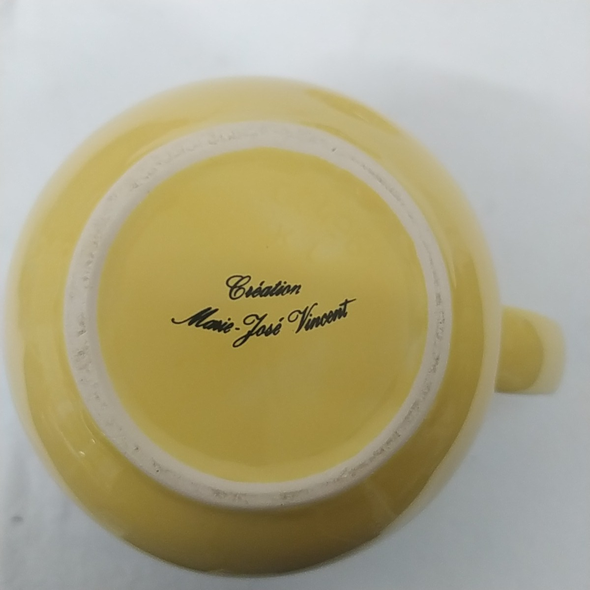 Cafetière provençale en céramique émaillée Marie-José Vincent Très bon état - Vue 3 - 