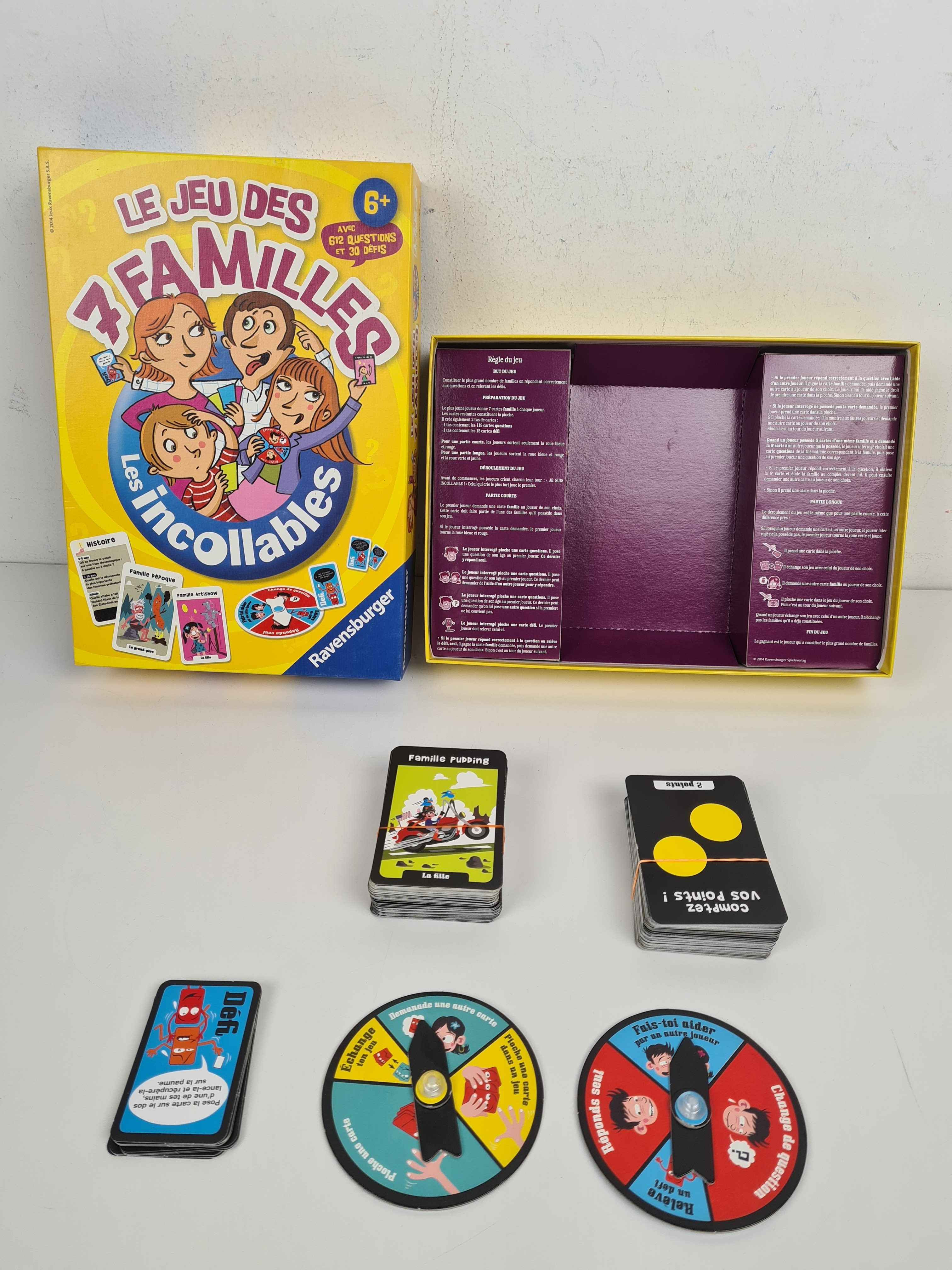 Jeu de cartes - Le jeu des 7 familles Les incollables - Ravensburger - 6 ans + - Photo 2