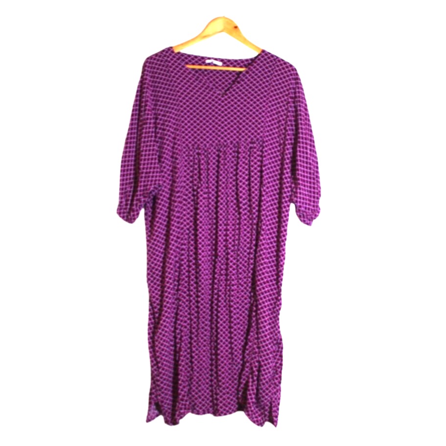  Robe - 38/40 - Violette Fluide & Gomtrique  - Monoprix - Modalova