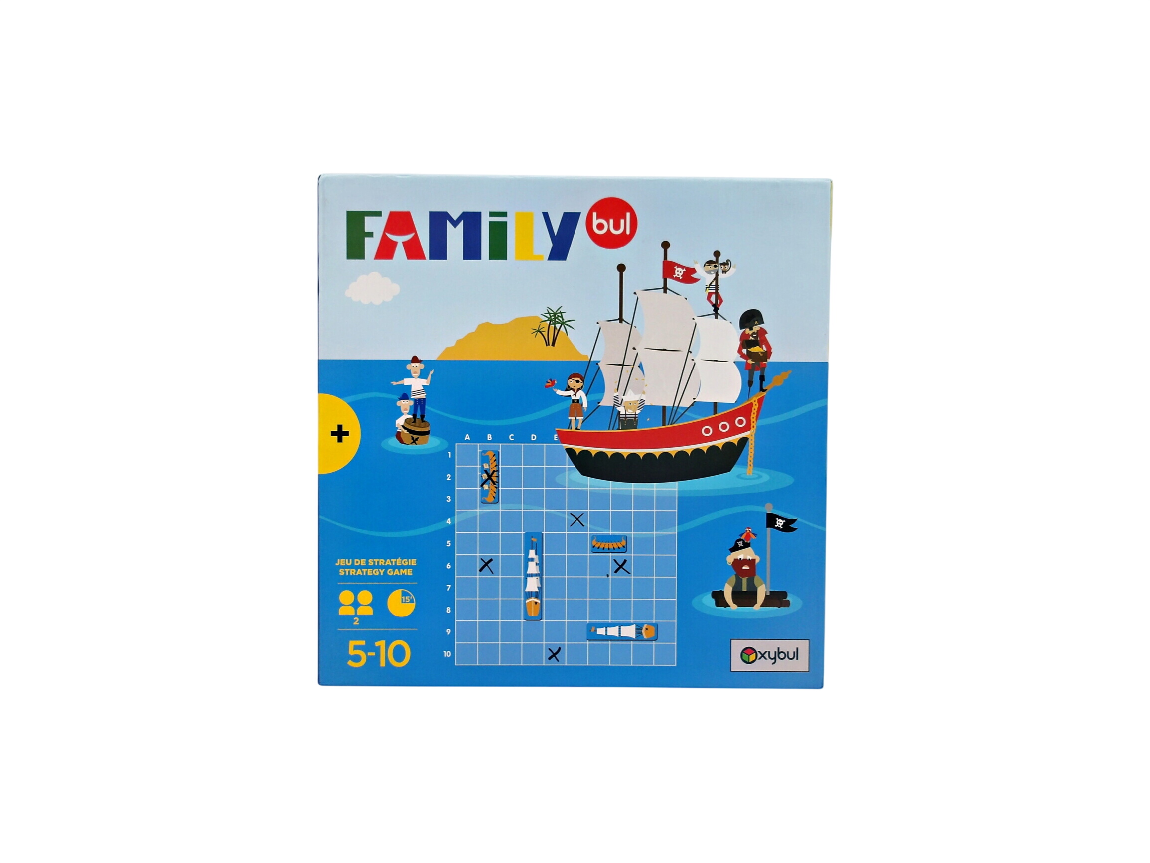 Familybul - La bataille navale magnétique  -  reconditionné disponible sur Label Emmaüs