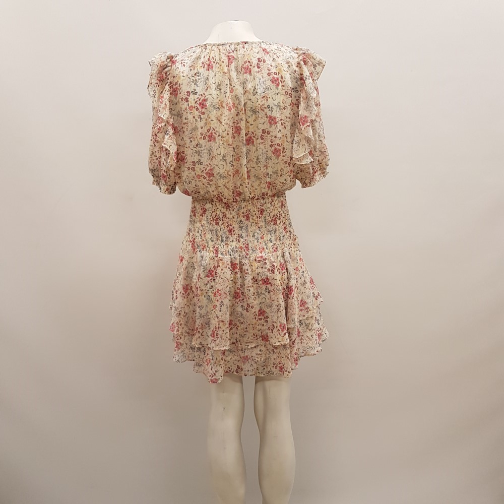 Voir photo 2 de Robe à petites fleurs roses - ETAM - Taille 36 Robe à petites fleurs roses - ETAM - Taille 36 Très bon état - Vue 2 -
