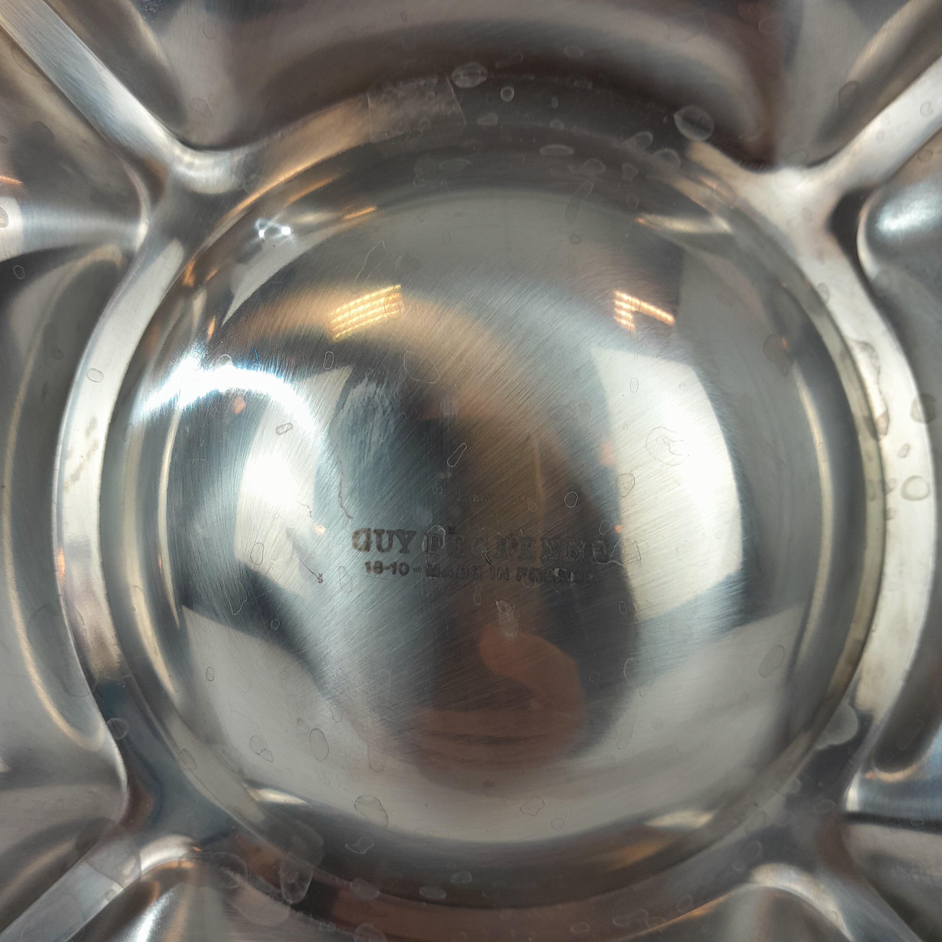 Grand plateau GUY DEGRENNE Orfèvre en inox Bon état - Vue 5 - 