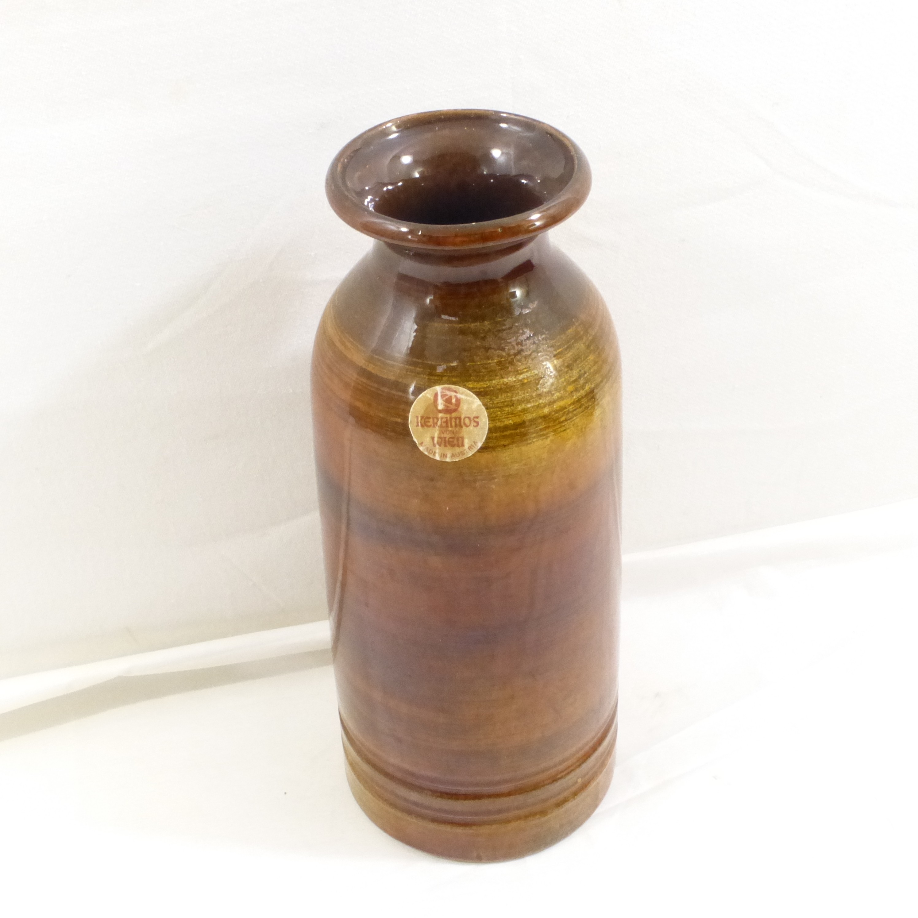 Vase en céramique émaillé /Années 70 - Signé Keranos Austria - Photo 4