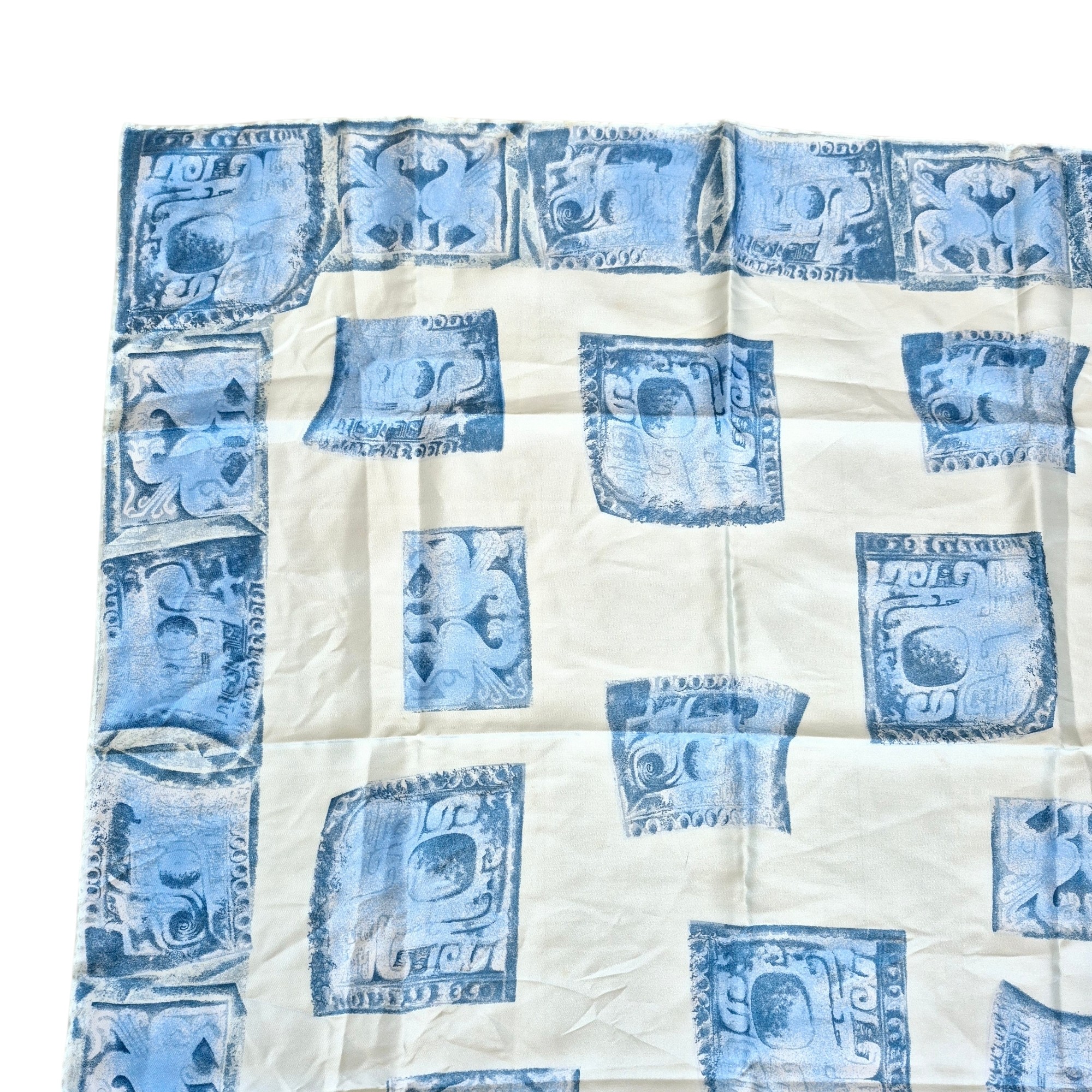 Foulard neuf vintage en soie - Claude Boissy Paris - Photo 5