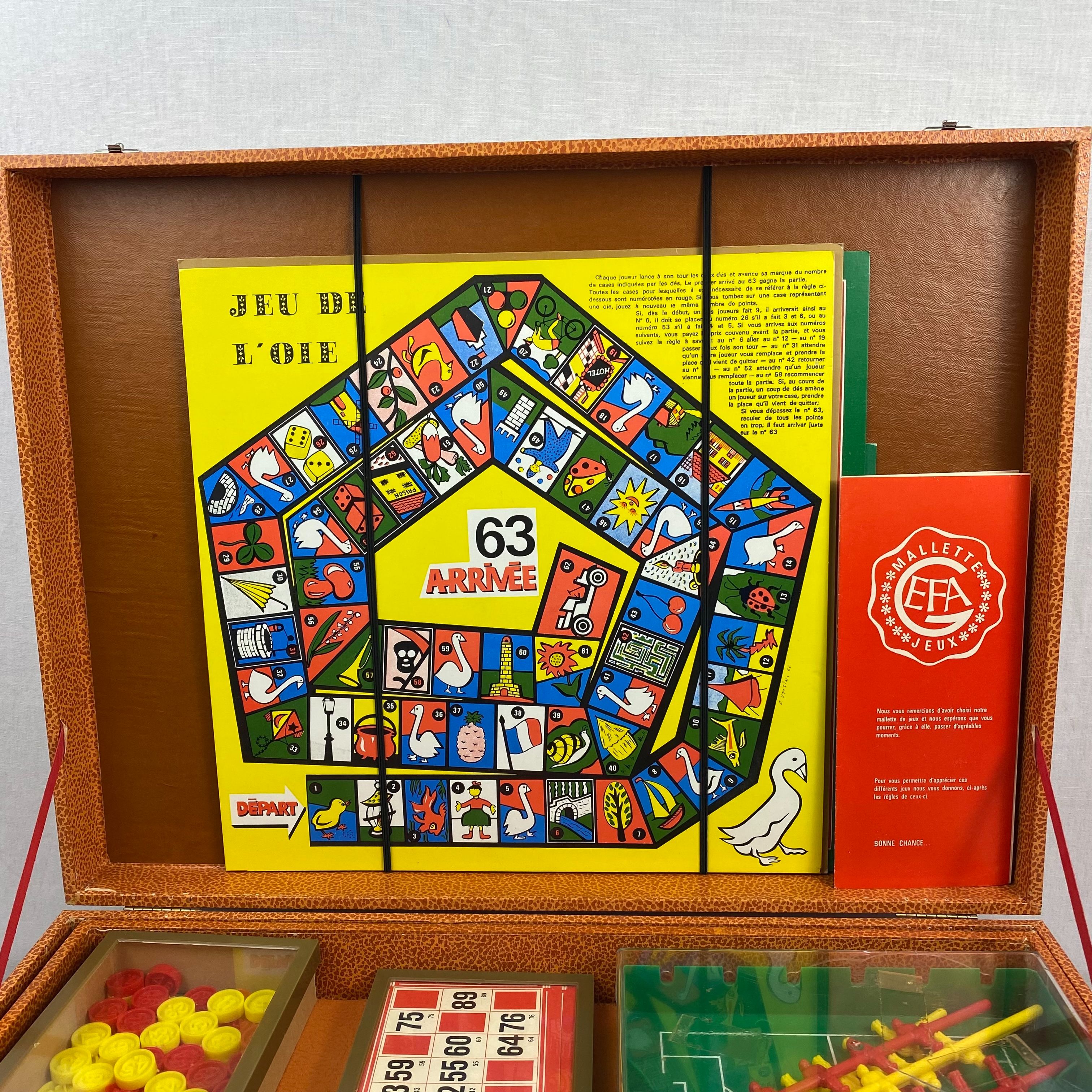 Malette Vintage multi jeux de société État correct - Vue 4 - 