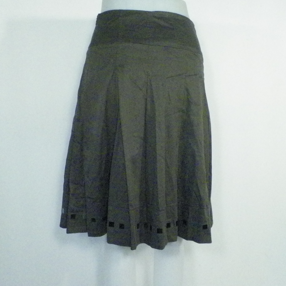 Jupe Marron CAROLL T 36. Bon état - Vue 3 - 