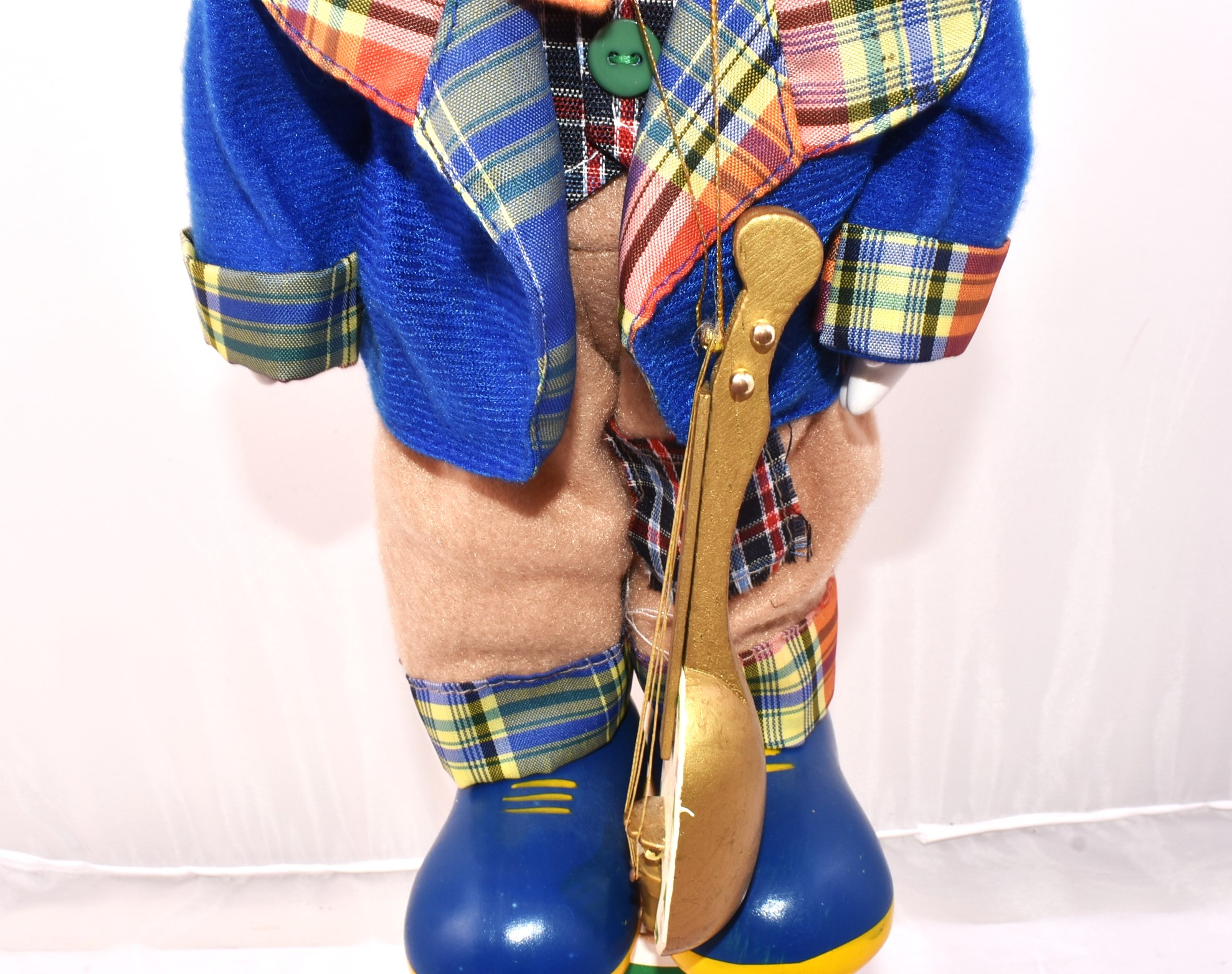 Clown automate musicale en porcelaine vintage - Bon état - Photo 4