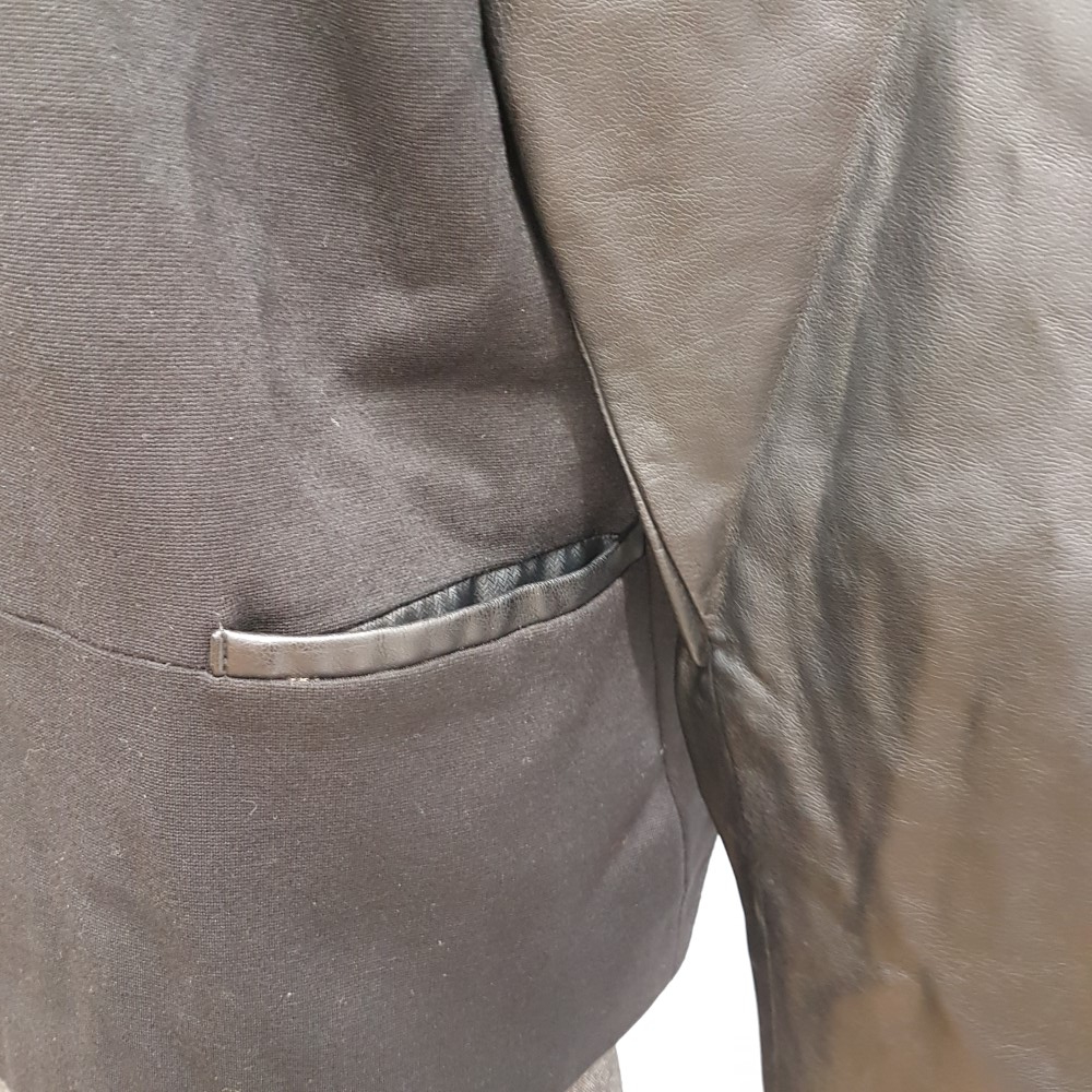 Veste de fêtes bi-matière noire - SCOTTAGE - taille 44  - Vue 8 - 