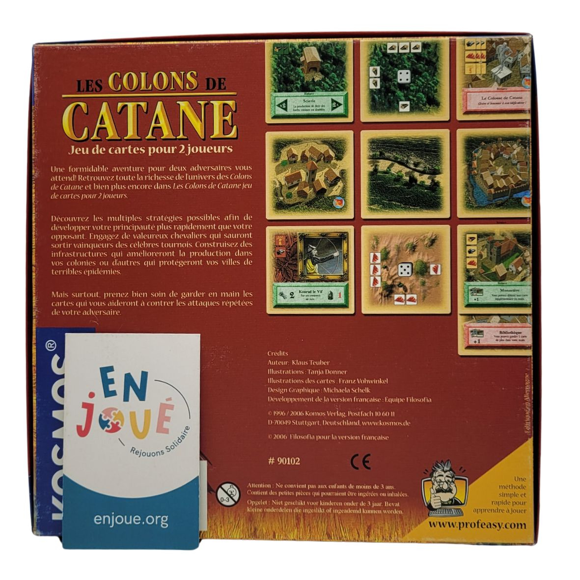 Jeux de société - Les Colons de Catane - Filosofia - Dès 10 Ans. Comme neuf - Vue 3 - 
