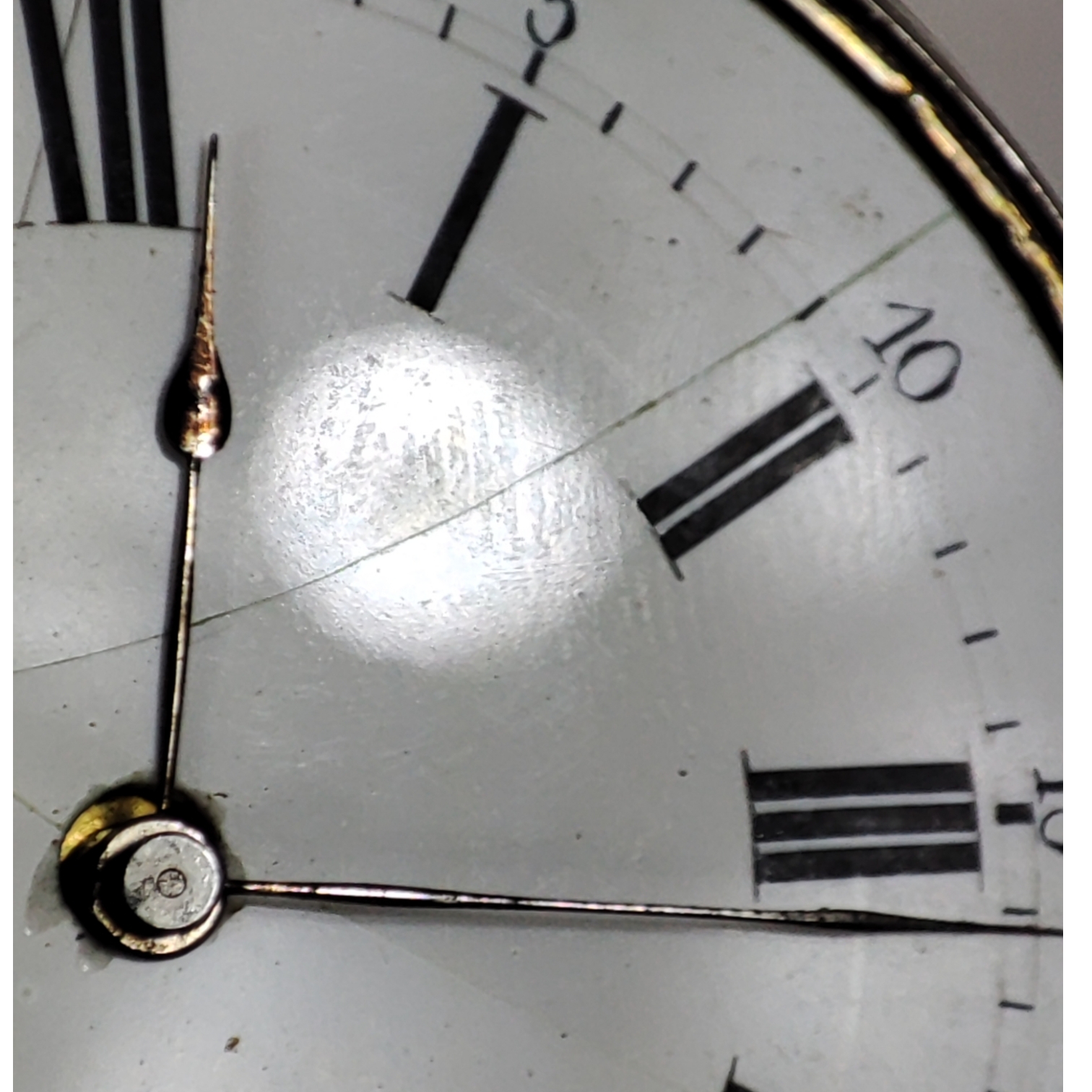Verre De Montre Gousset Multicouche Saint Louis Vers 1900 - Occasion Pour Collection Ou Remplacement