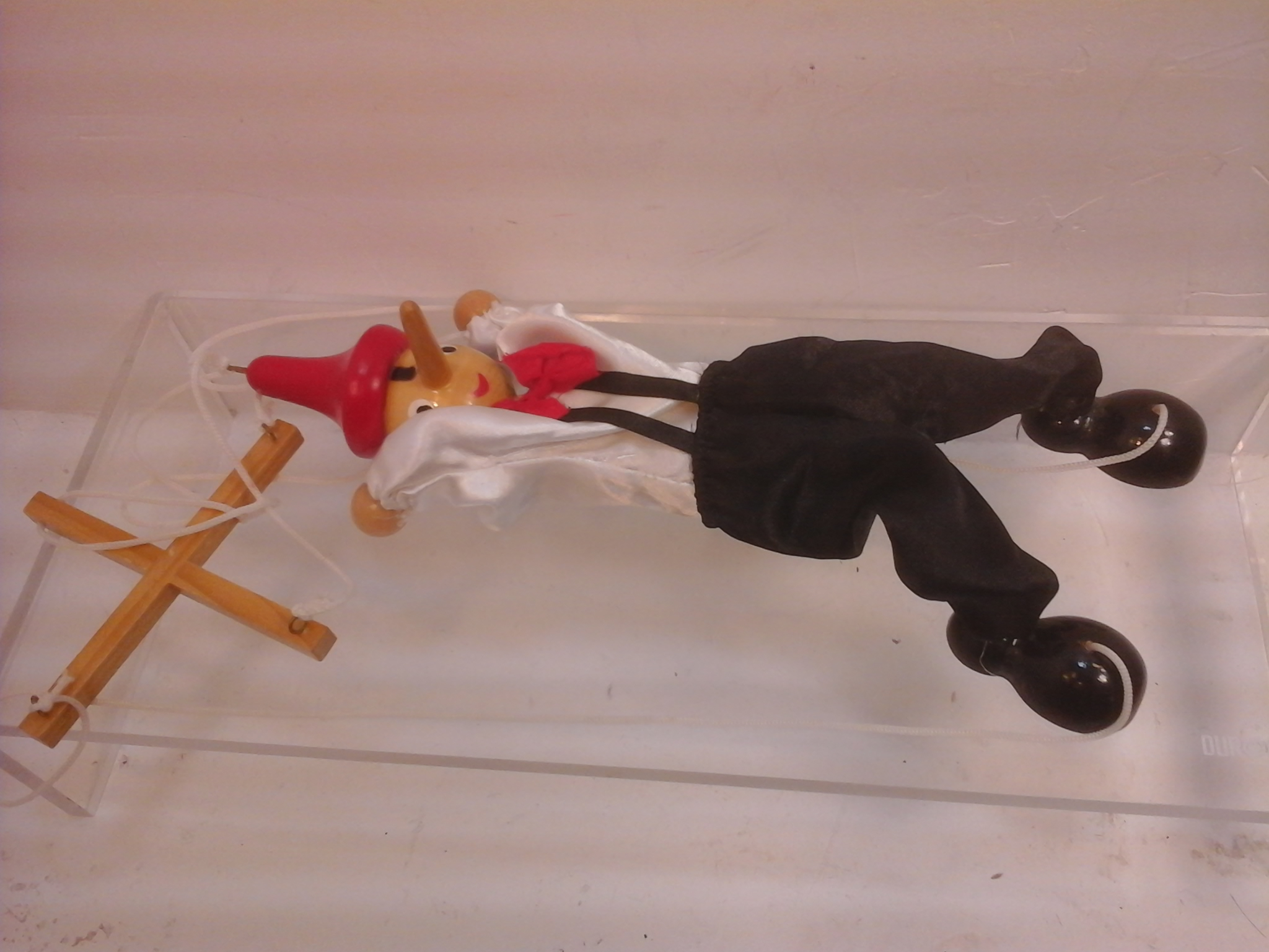 Lot de deux Pinochio marionnette bois Bon état - Vue 2 - 