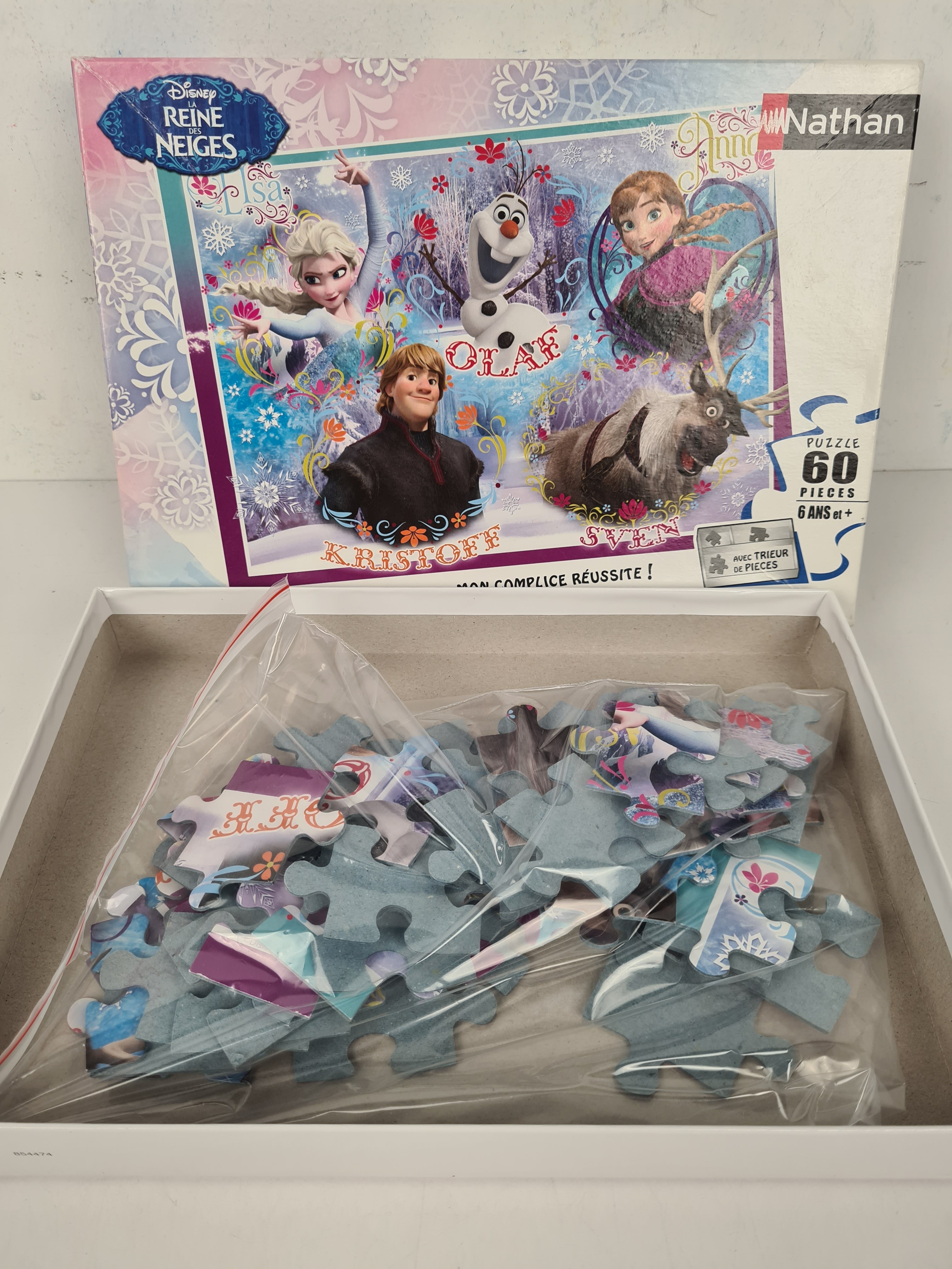 Puzzle 60 pièces - Reine des neiges - Disney - Nathan - 4 ans + - Photo 2
