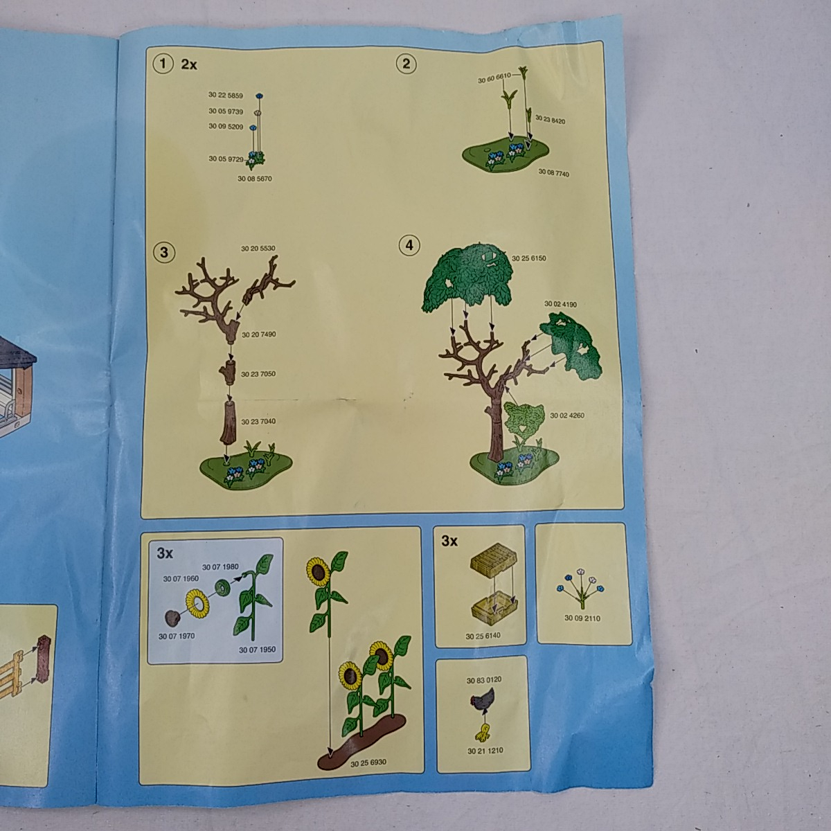 Lot Playmobil 4490 (La ferme) + 4496 (Fermier grand tracteur remorque) Très bon état - Vue 23 - 