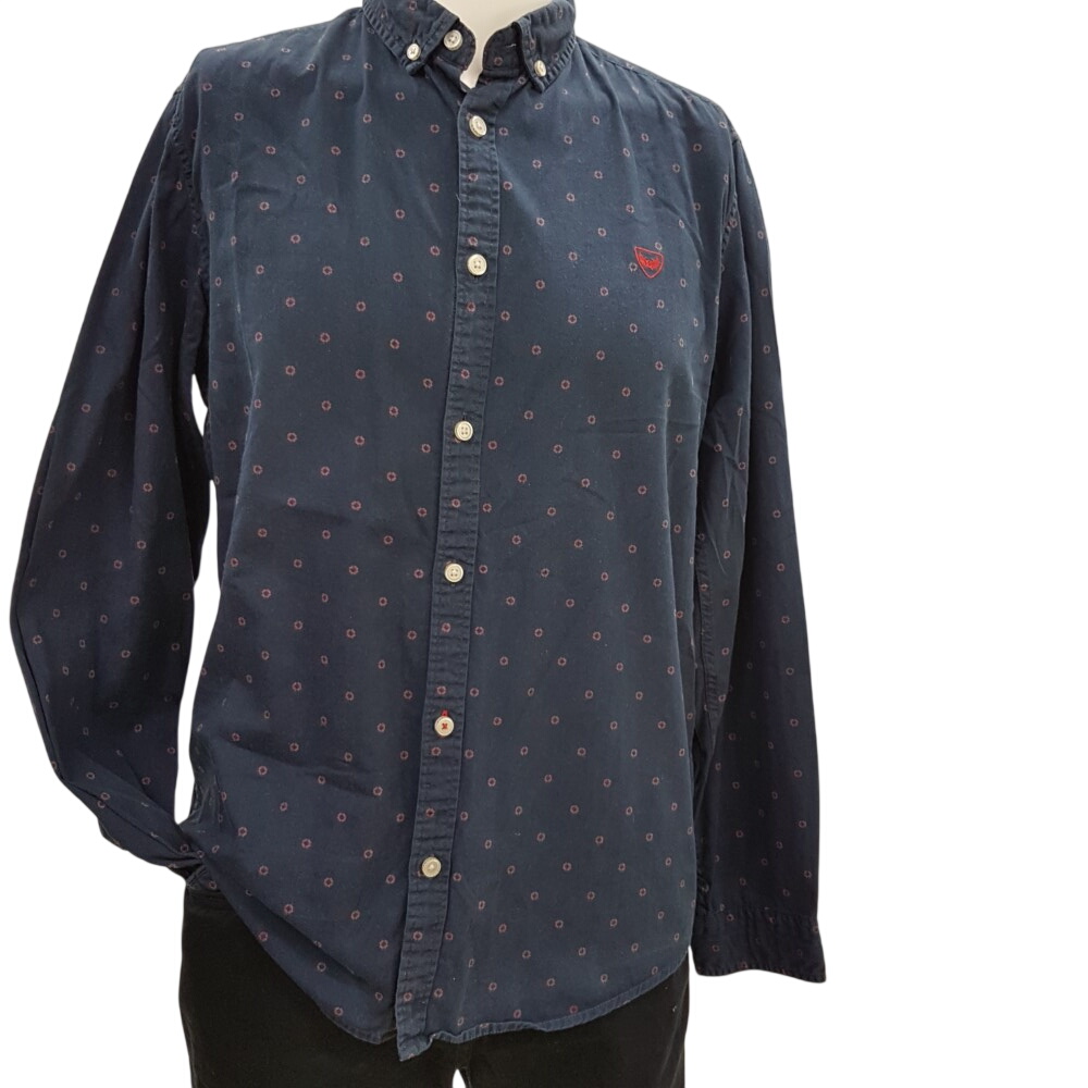 Chemise bleue - KAPORAL - Taille M Bon état -  reconditionné disponible sur Label Emmaüs