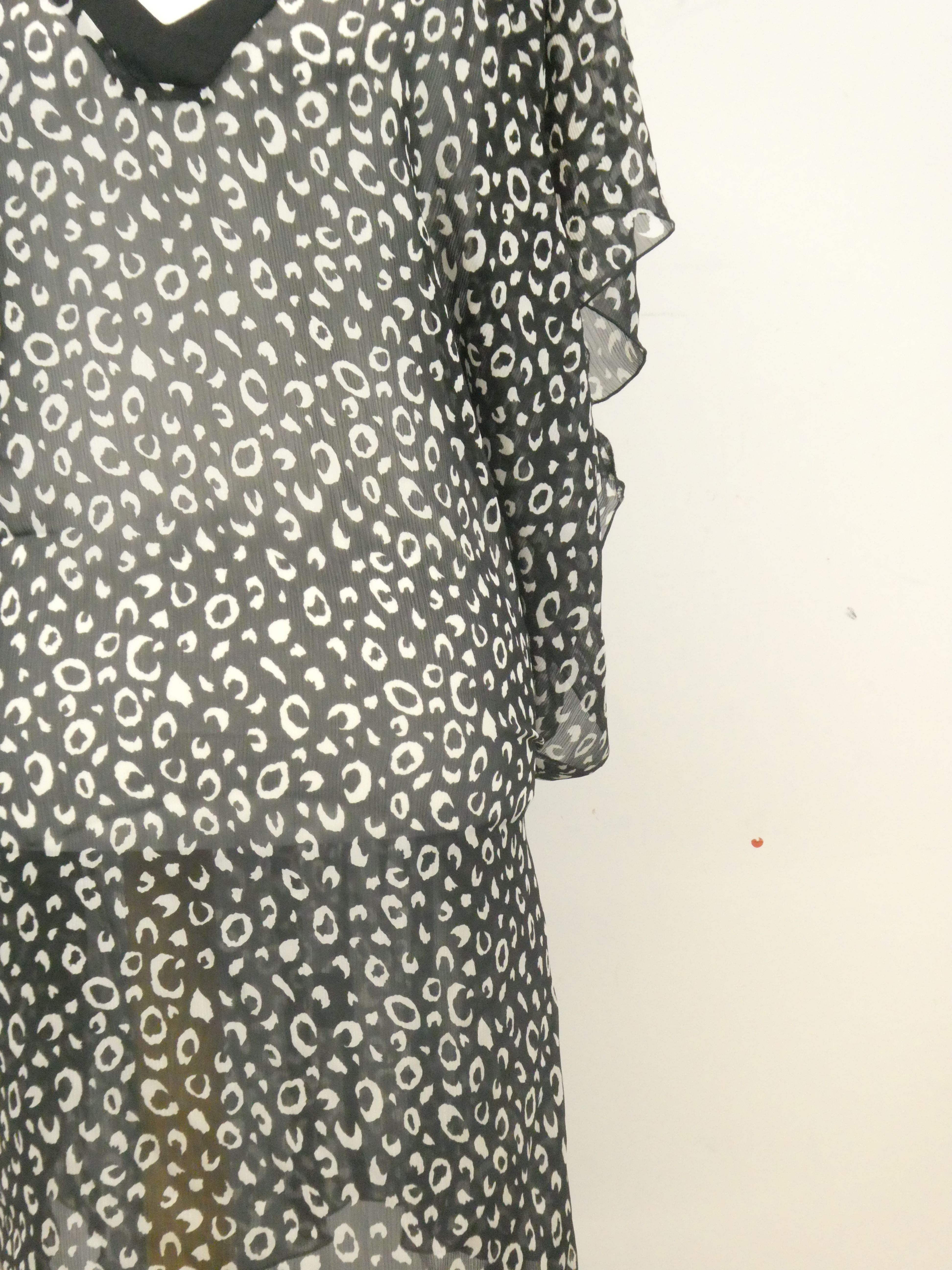 Darjeeling blouse semi transparent encolre ouvert - Taille 3/L/40 - Photo 6