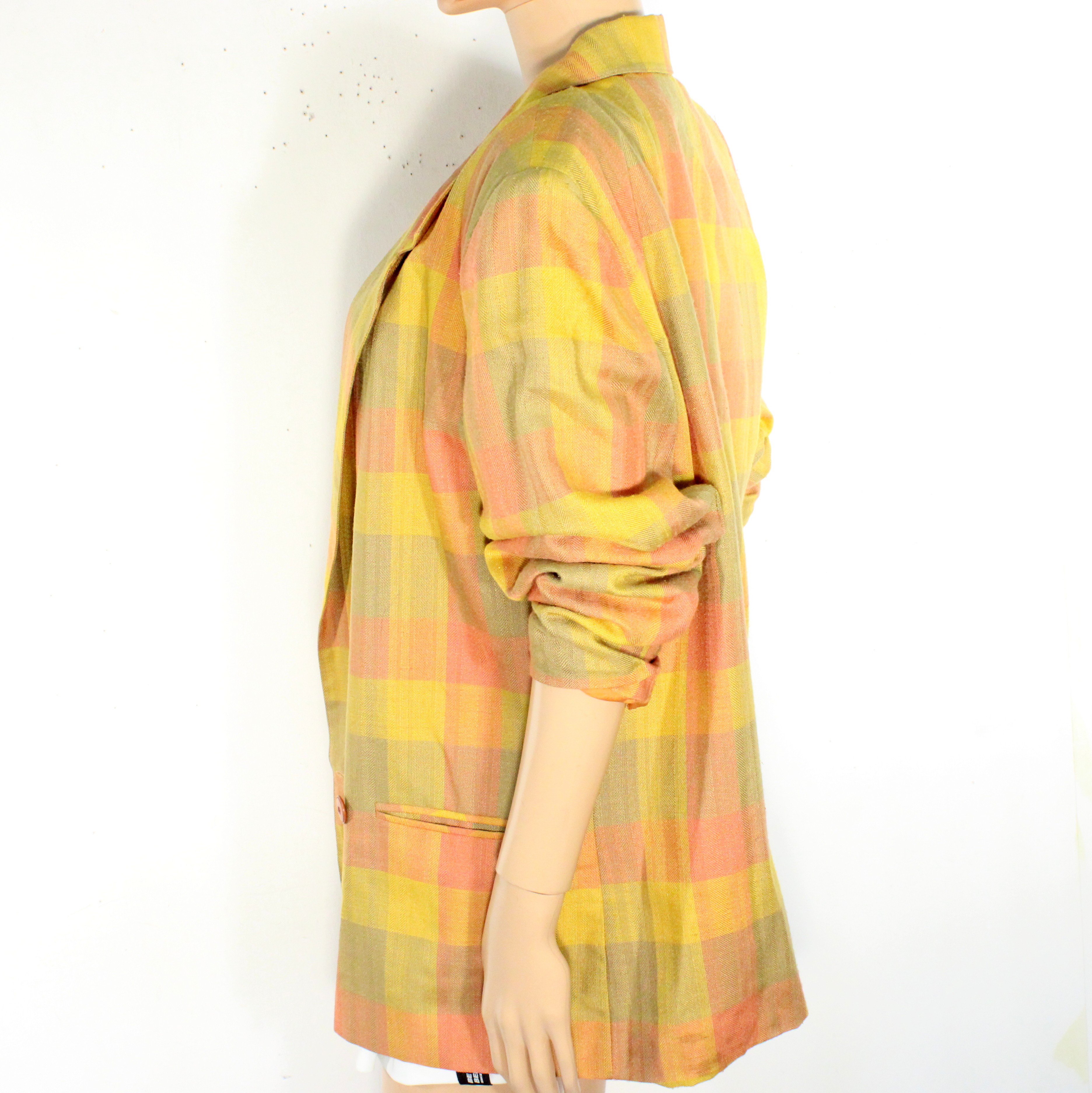 Veste Vintage Femme Tricolores UN JOUR AILLEURS Taille 42 - Photo 2