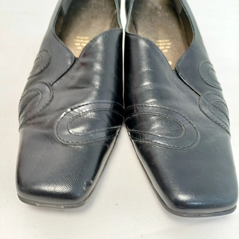 Chaussures à talons en cuir noires Sdeslo taille 39 - Photo 1
