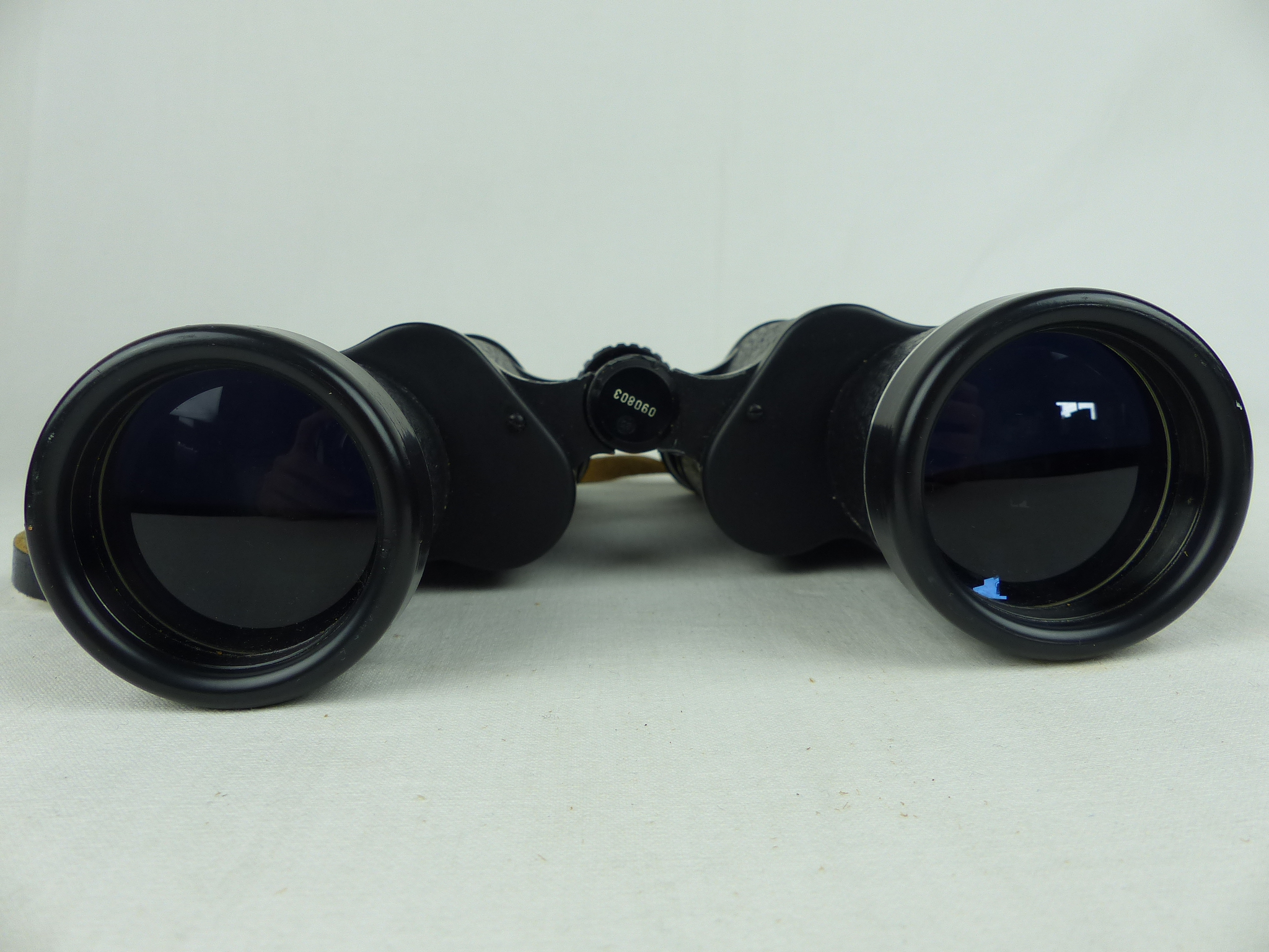Jumelles militaires vintage Tento 6NU2, 7 x 50 avec très bel étui en cuir - Très bon état - Photo 6