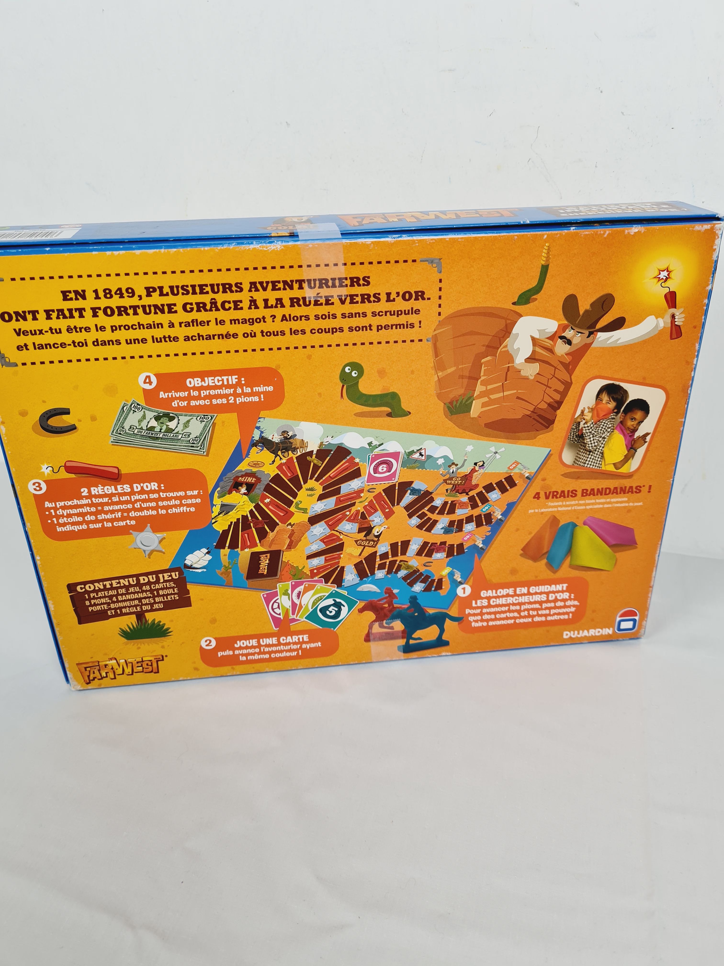 Jeu de parcours - Farwest - Dujardin - 7 ans + - Bon état - Photo 4